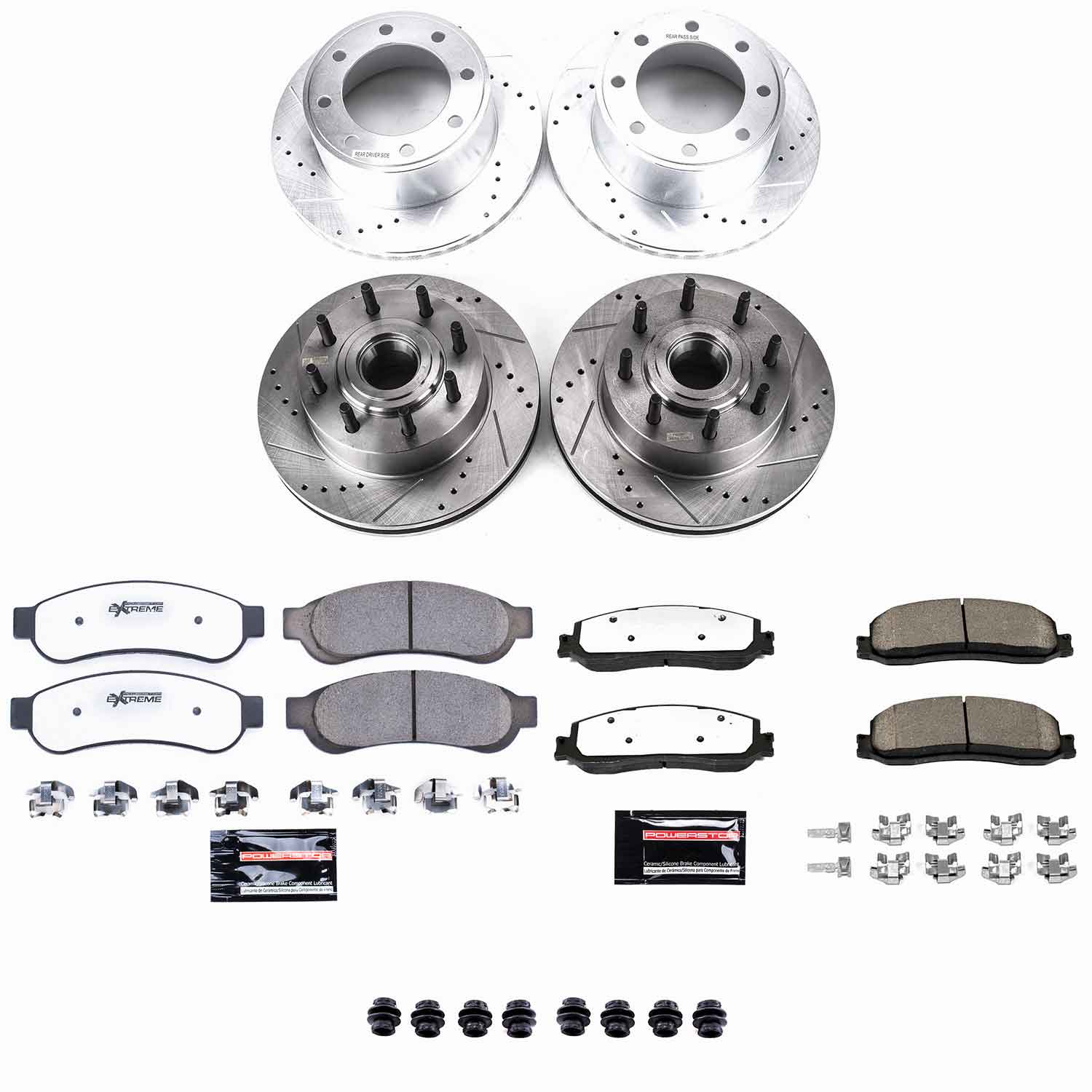 Z36 Truck and SUV Carbon-Fiber Ceramic Brake Pad and Drilled & Slotted Rotor Kit