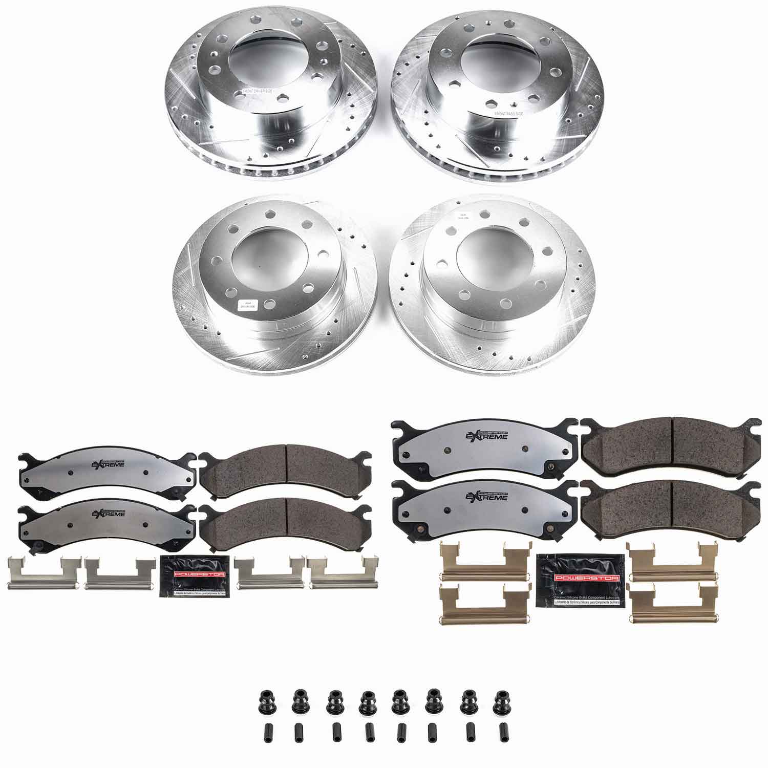 Z36 Truck and SUV Carbon-Fiber Ceramic Brake Pad and Drilled & Slotted Rotor Kit