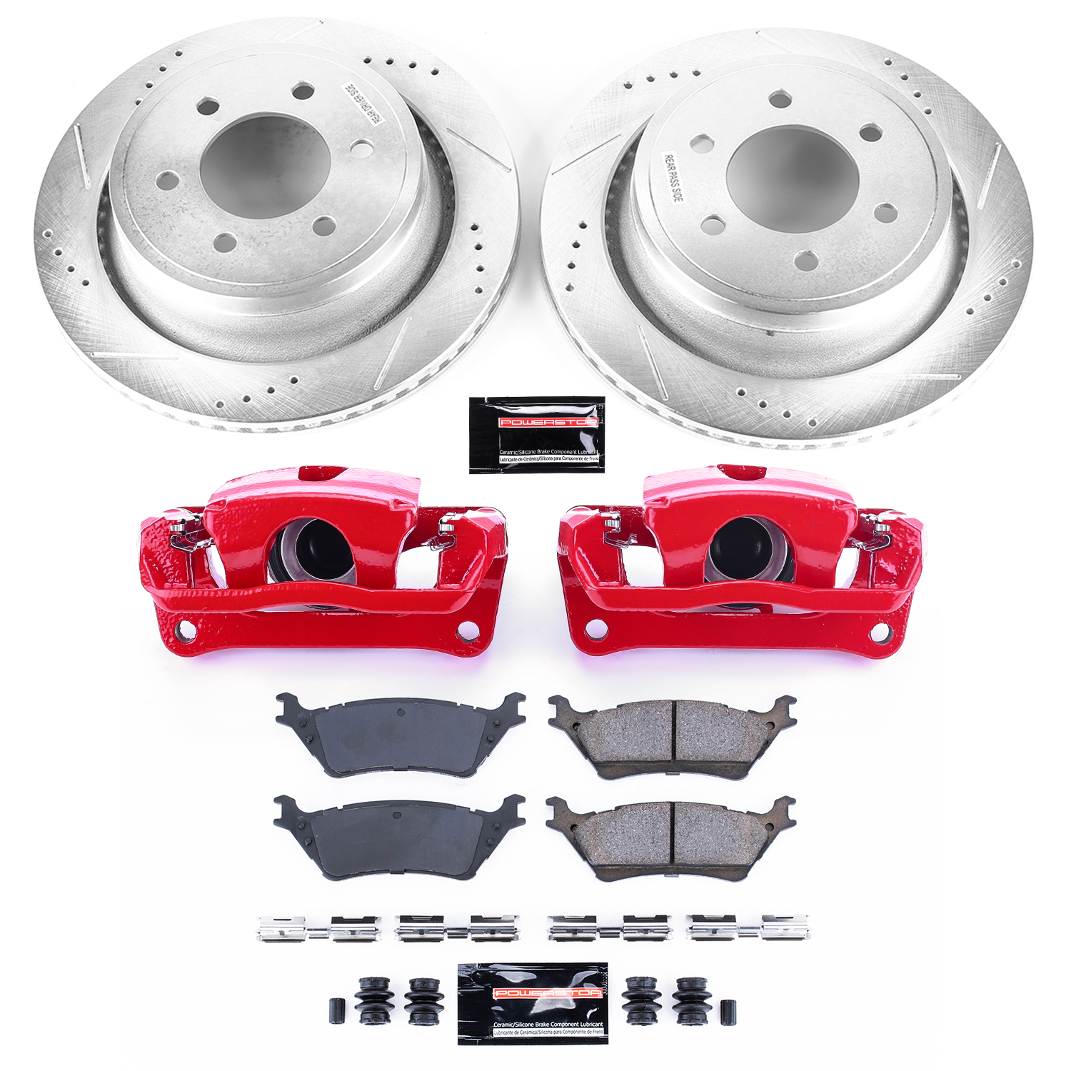Z23 Daily Driver Carbon-Fiber Ceramic Pads Drilled & Slotted Rotor & Caliper Kit