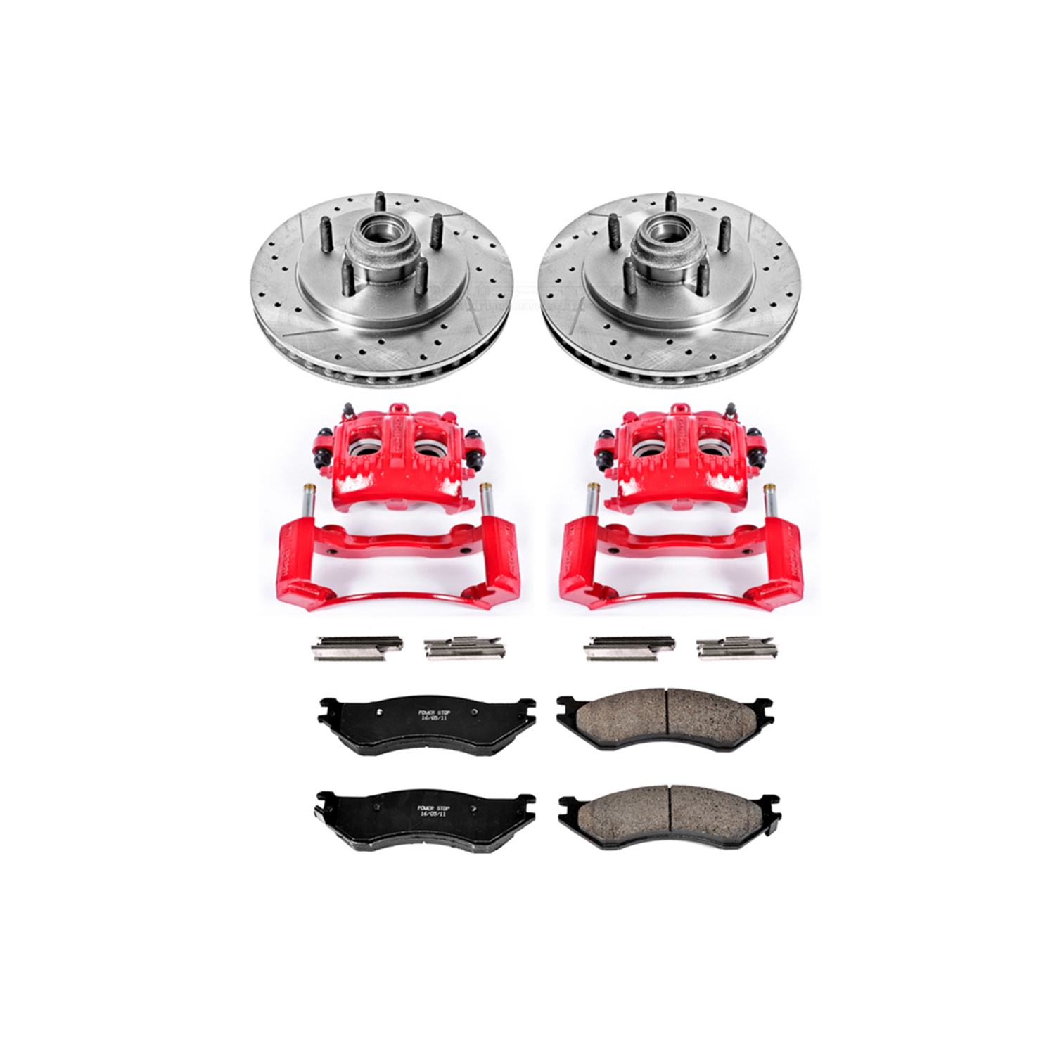 Z23 Daily Driver Carbon-Fiber Ceramic Pads Drilled & Slotted Rotor & Caliper Kit