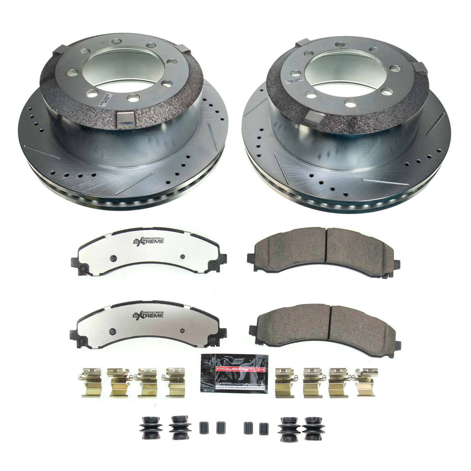 Z36 Truck and SUV Carbon-Fiber Ceramic Brake Pad and Drilled & Slotted Rotor Kit