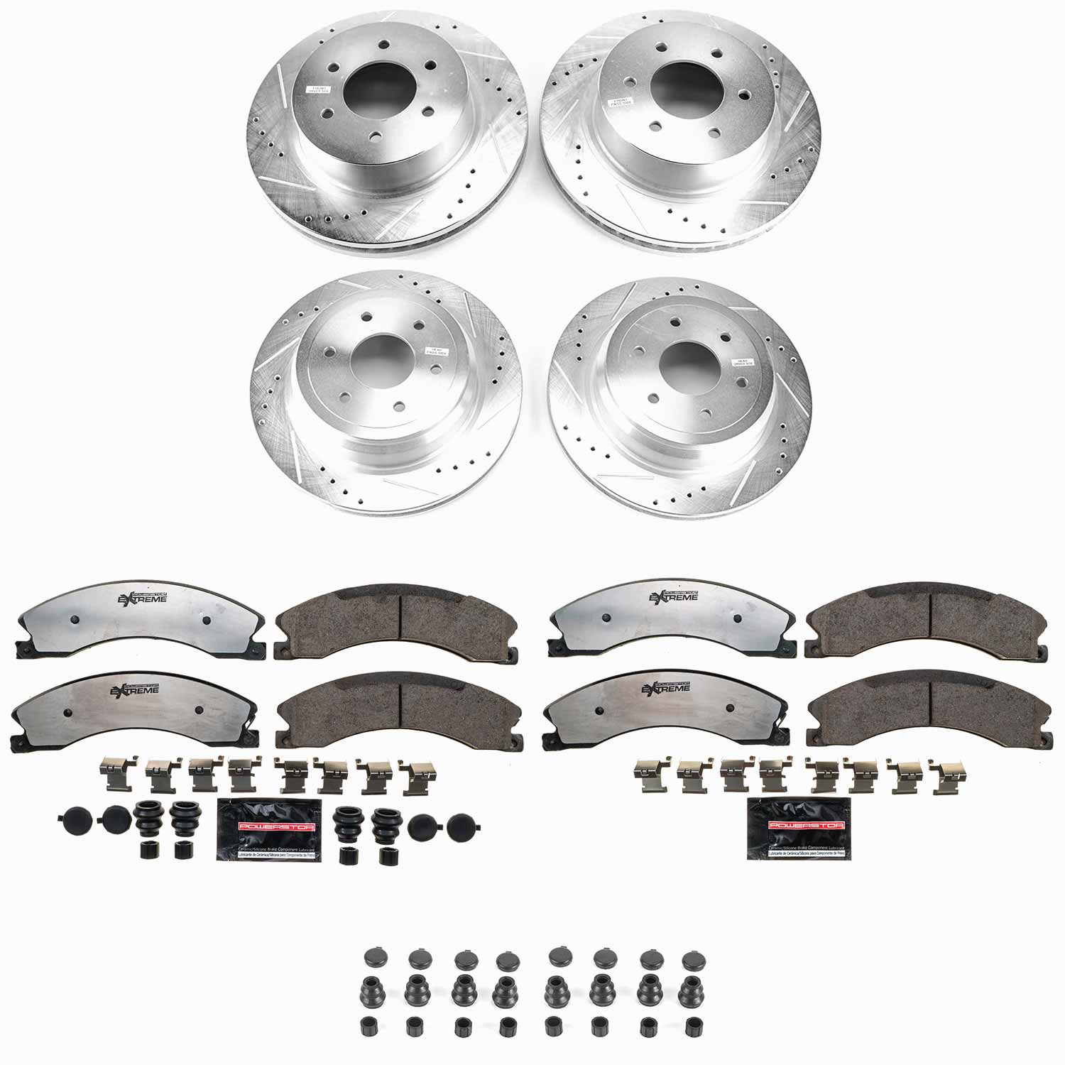 Z36 Truck and SUV Carbon-Fiber Ceramic Brake Pad and Drilled & Slotted Rotor Kit