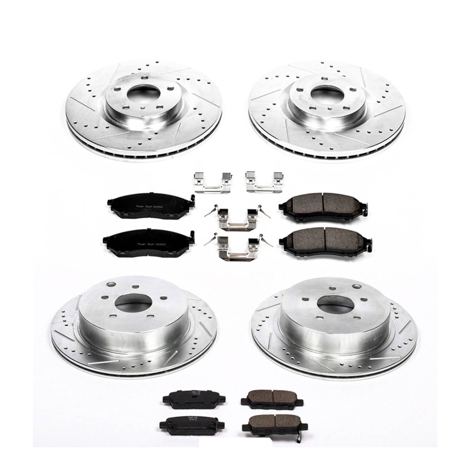 Z23 Daily Driver Carbon-Fiber Ceramic Brake Pad and Drilled & Slotted Rotor Kit