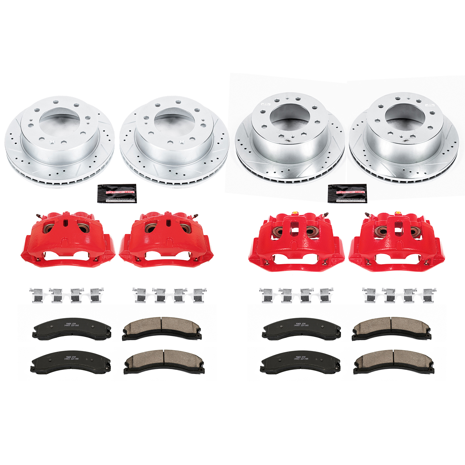 Z23 Daily Driver Carbon-Fiber Ceramic Pads Drilled & Slotted Rotor & Caliper Kit