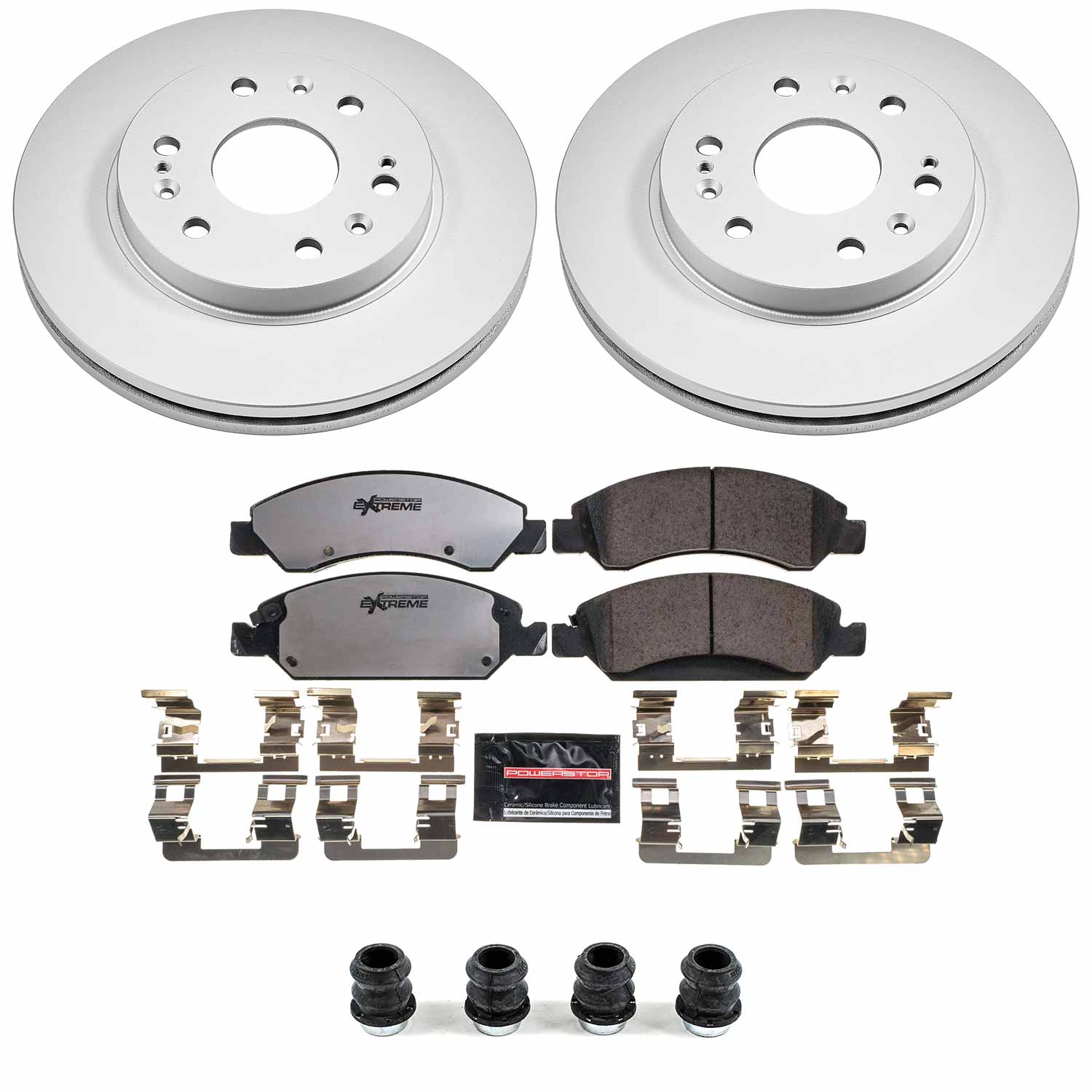 Z36 Truck & Tow Carbon-Fiber Ceramic Brake Pad and Coated Rotor Kit