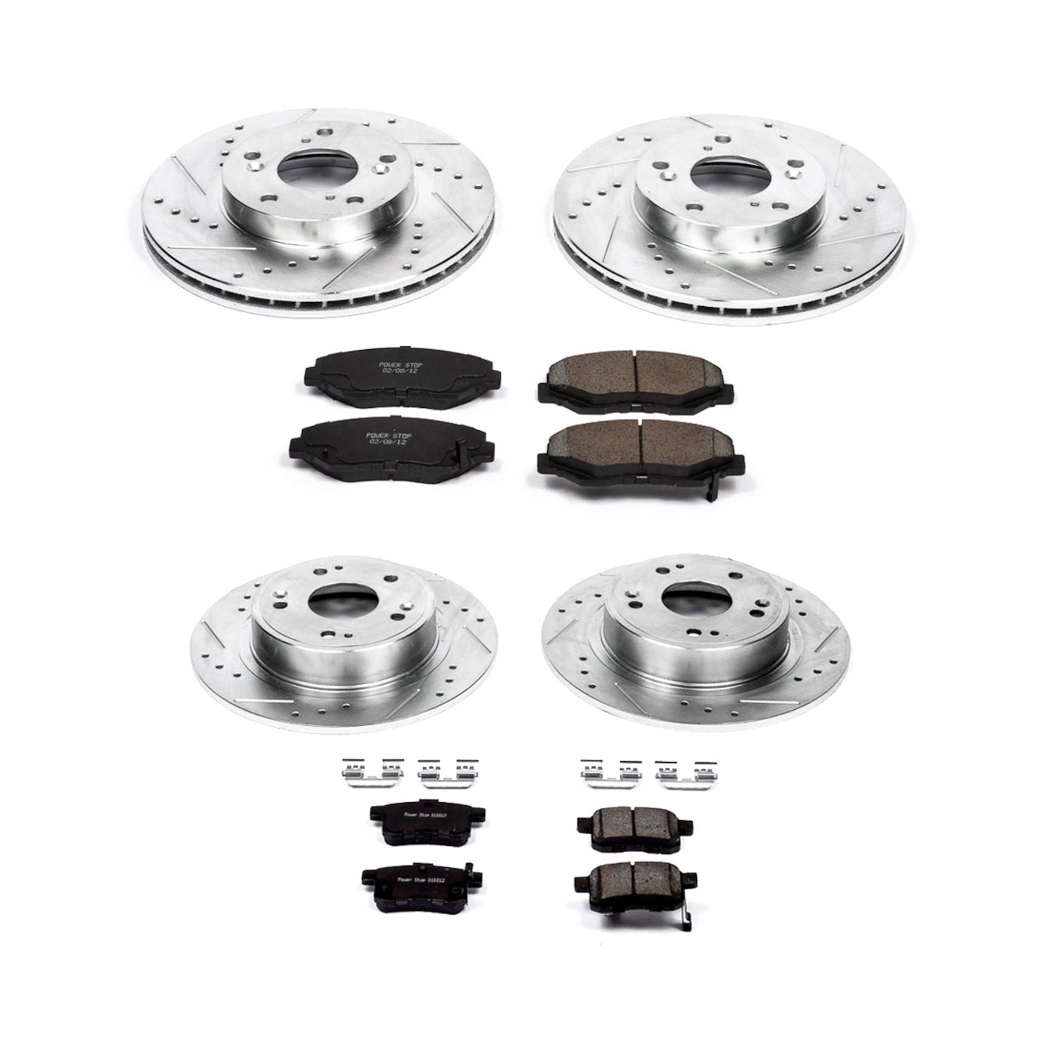 Z23 Daily Driver Carbon-Fiber Ceramic Brake Pad and Drilled & Slotted Rotor Kit