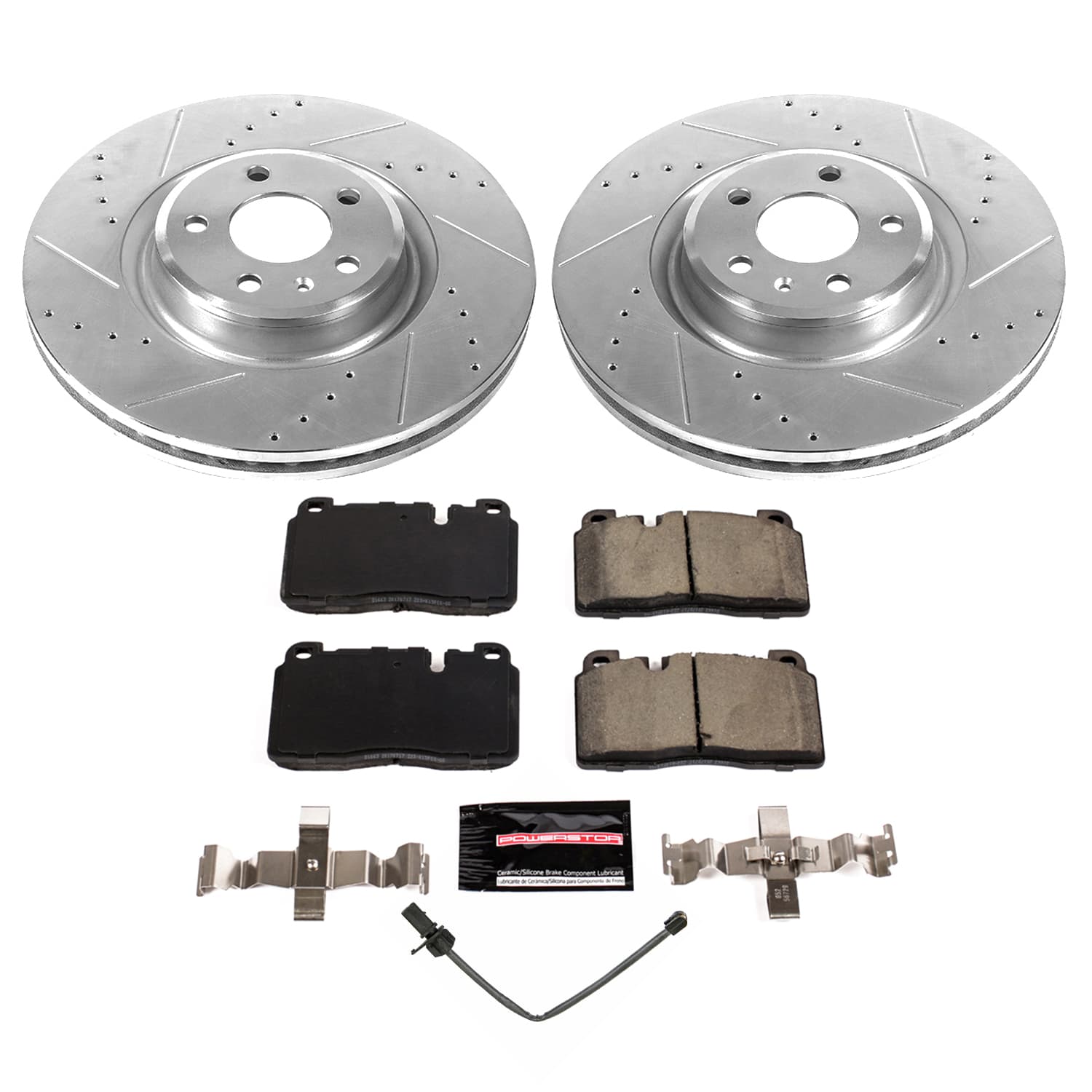 Z23 Daily Driver Carbon-Fiber Ceramic Brake Pad and Drilled & Slotted Rotor Kit