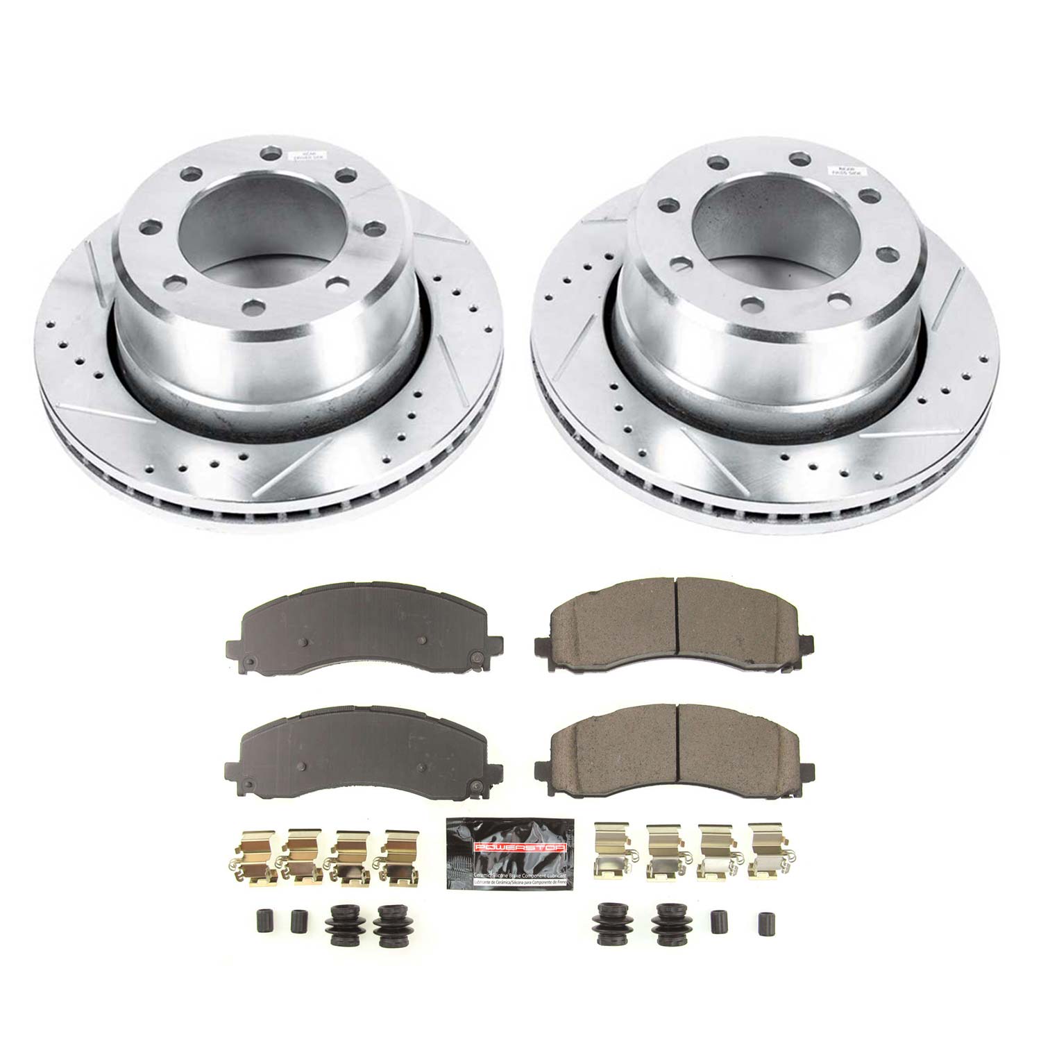 Z23 Daily Driver Carbon-Fiber Ceramic Brake Pad and Drilled & Slotted Rotor Kit