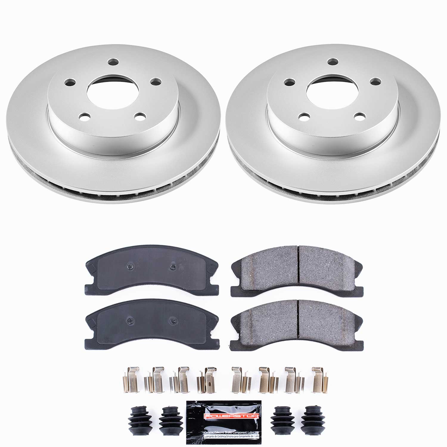 Z23 Daily Driver Carbon-Fiber Ceramic Brake Pad and Coated Rotor Kit