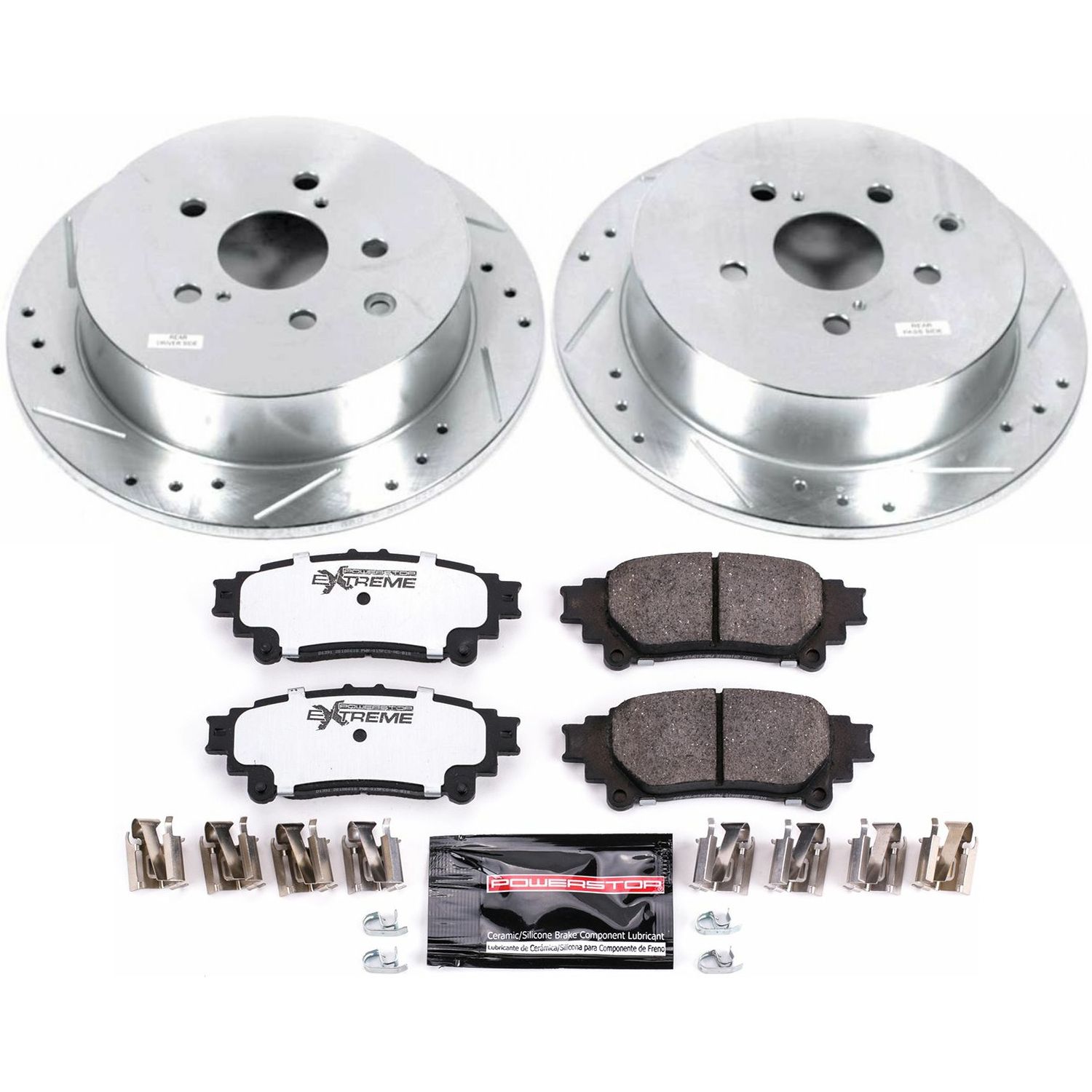Z36 Truck and SUV Carbon-Fiber Ceramic Brake Pad and Drilled & Slotted Rotor Kit