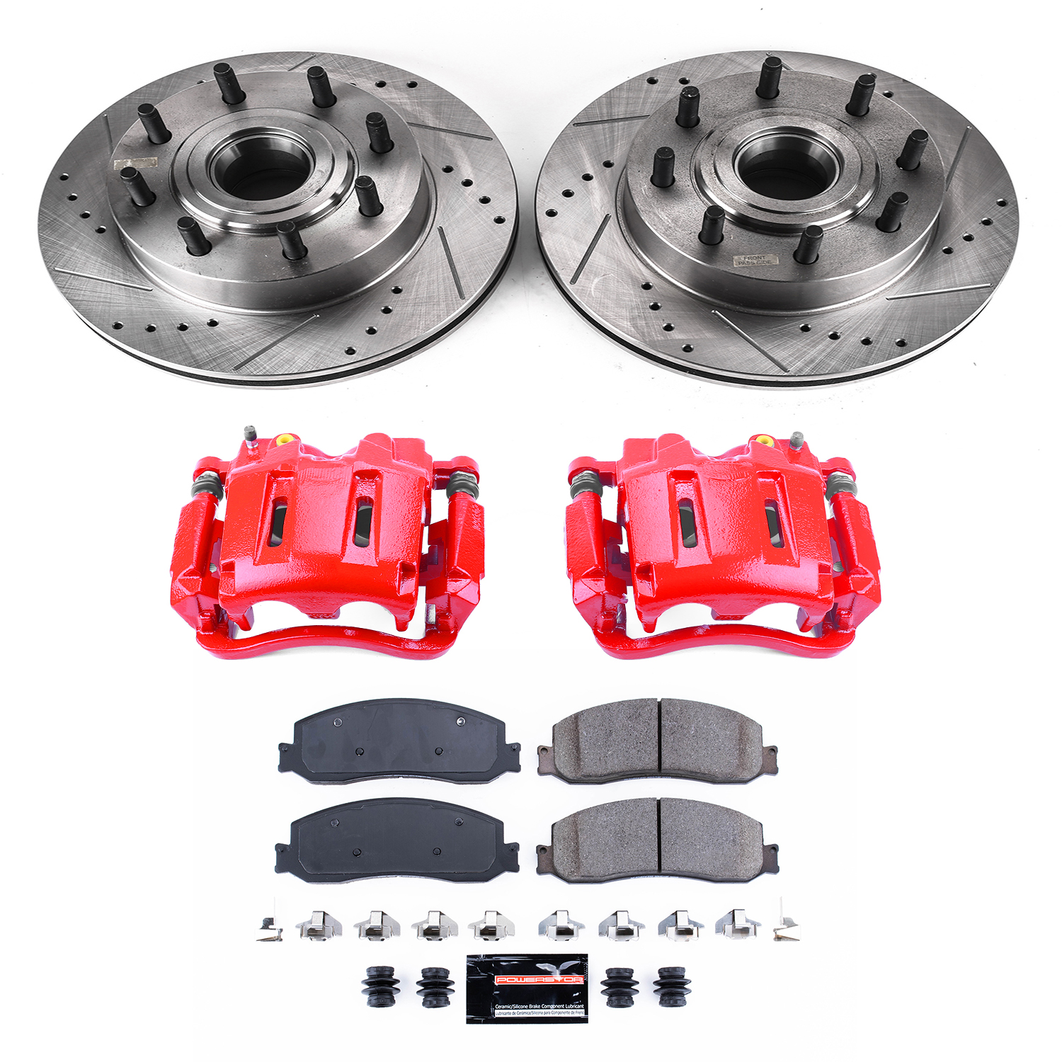 Z23 Daily Driver Carbon-Fiber Ceramic Pads Drilled & Slotted Rotor & Caliper Kit