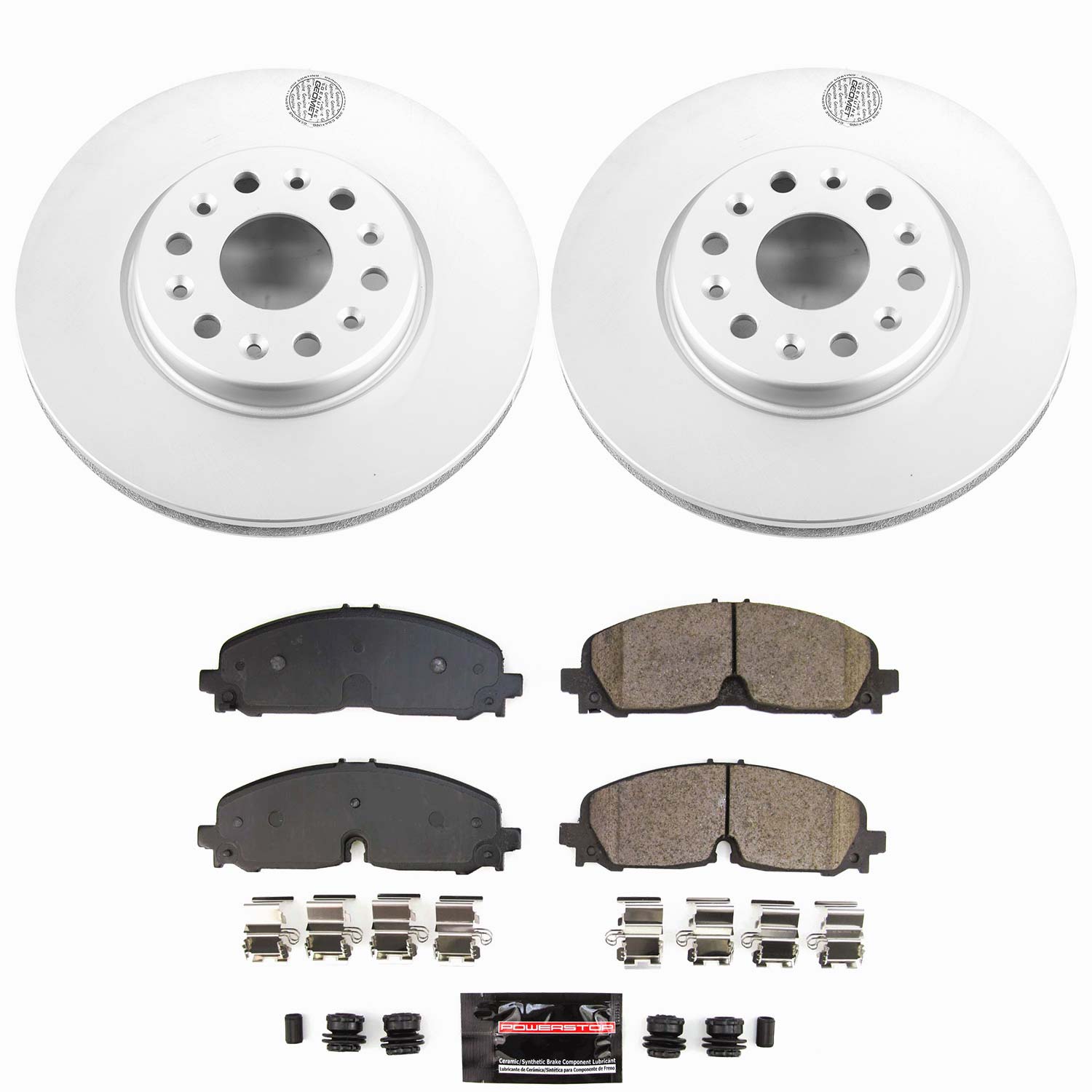 Z23 Daily Driver Carbon-Fiber Ceramic Brake Pad and Coated Rotor Kit