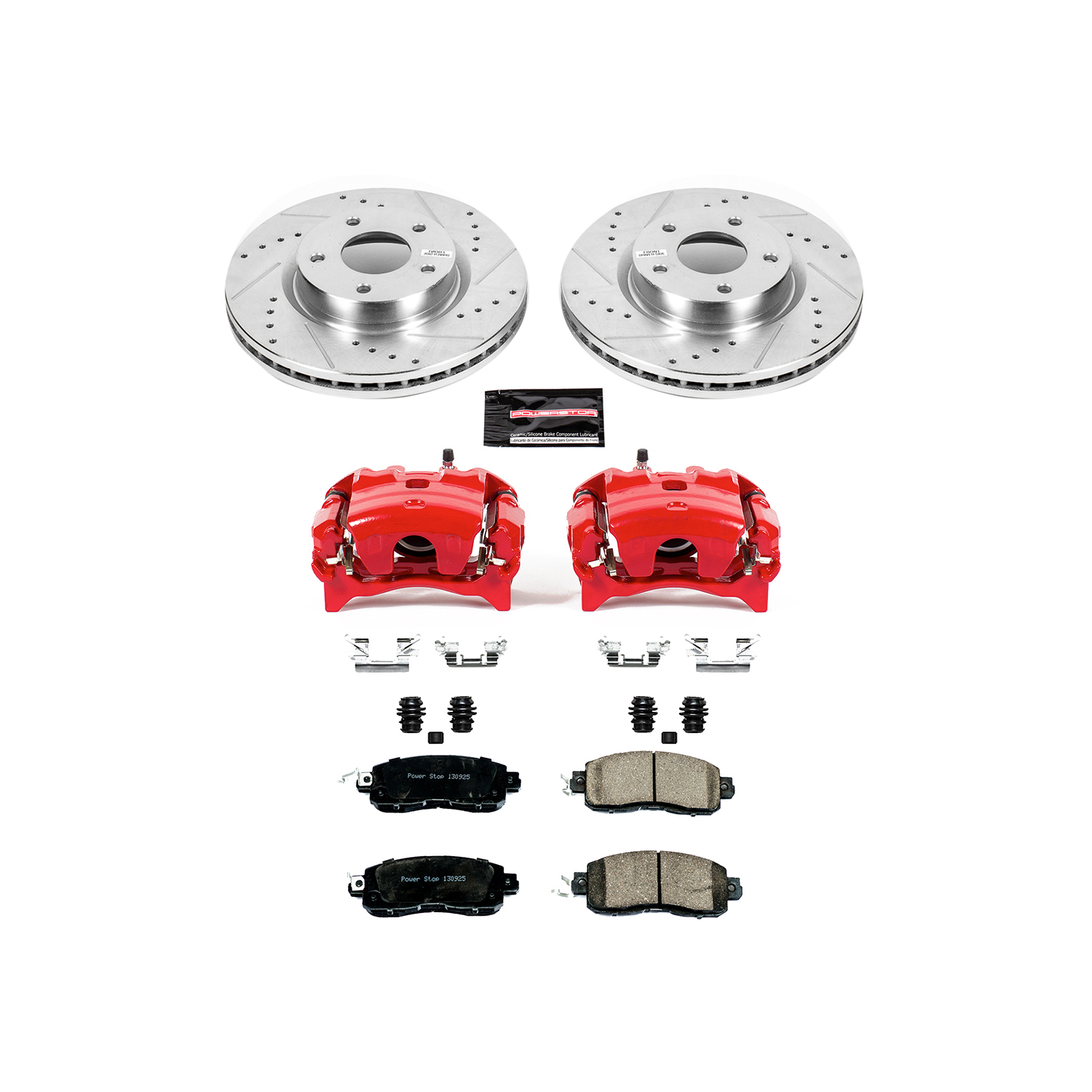 Z23 Daily Driver Carbon-Fiber Ceramic Pads Drilled & Slotted Rotor & Caliper Kit