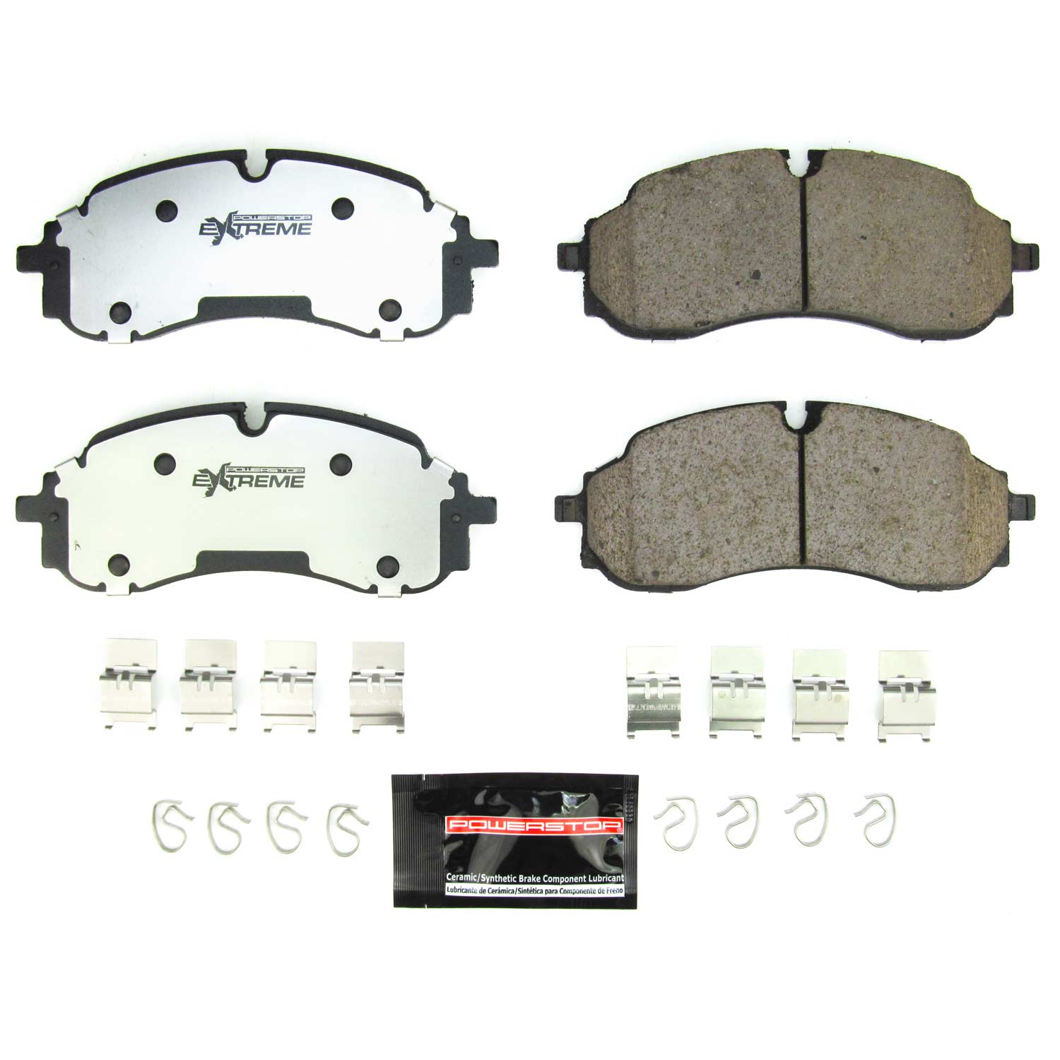 Z36 Truck and SUV Carbon-Fiber Ceramic Brake Pads with Hardware Kit