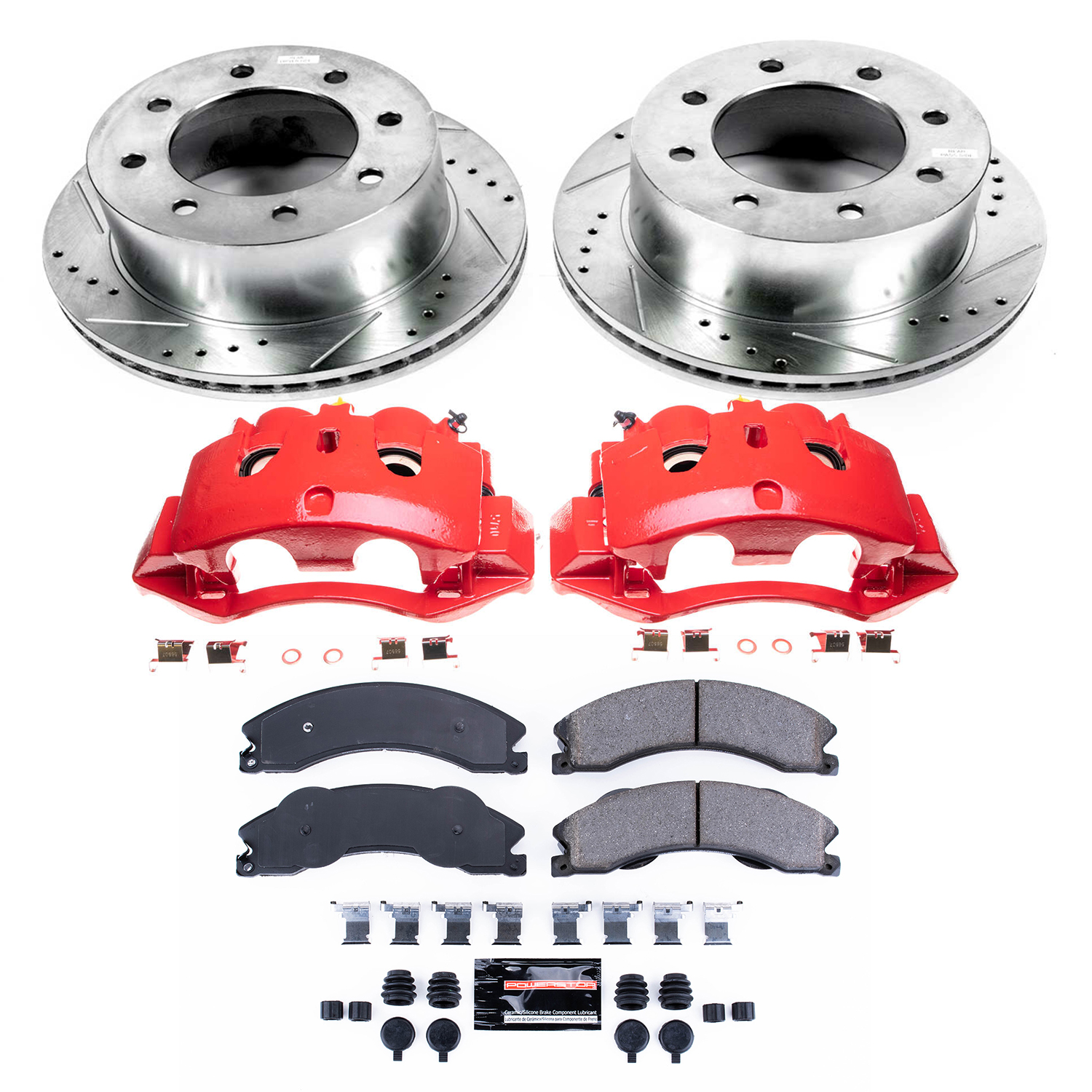 Z23 Daily Driver Carbon-Fiber Ceramic Pads Drilled & Slotted Rotor & Caliper Kit