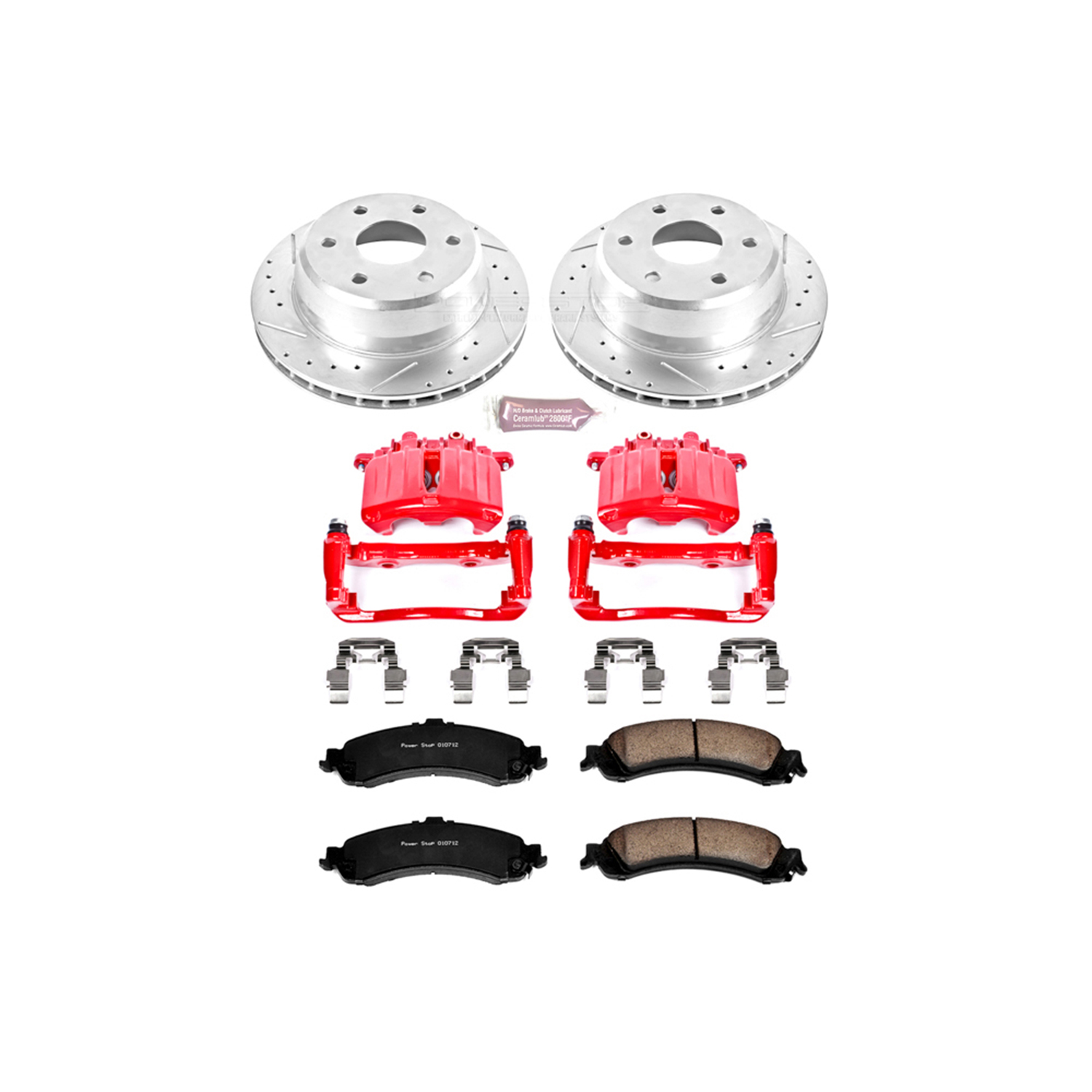 Z23 Daily Driver Carbon-Fiber Ceramic Pads Drilled & Slotted Rotor & Caliper Kit