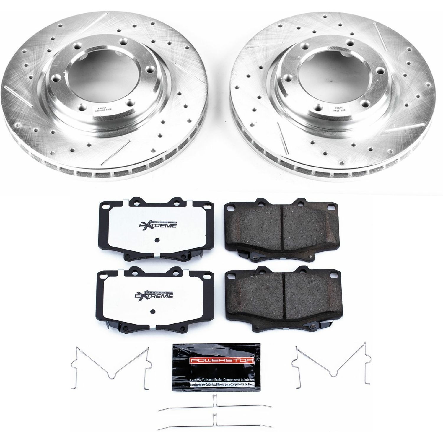 Z36 Truck and SUV Carbon-Fiber Ceramic Brake Pad and Drilled & Slotted Rotor Kit