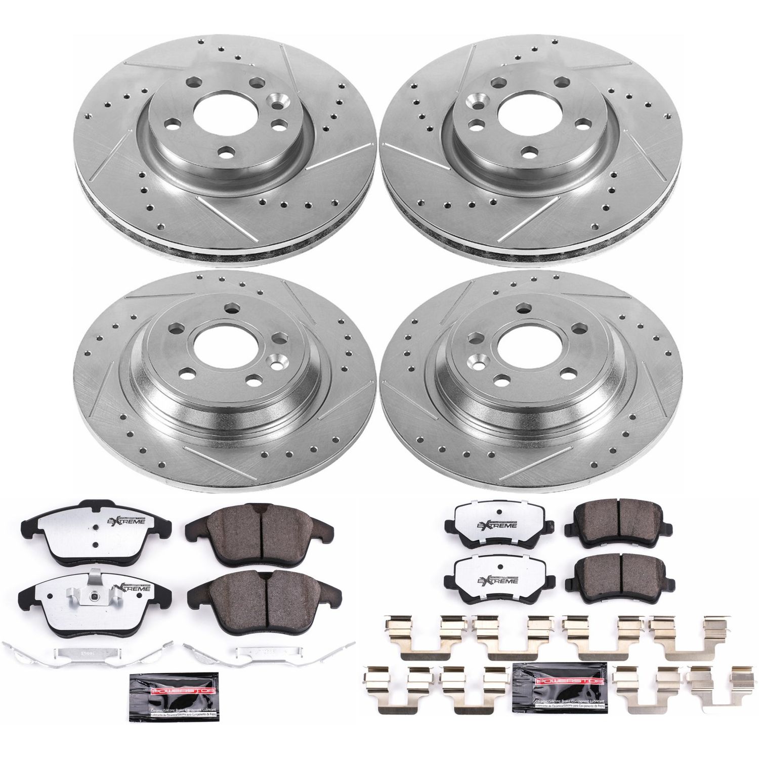 Z36 Truck and SUV Carbon-Fiber Ceramic Brake Pad and Drilled & Slotted Rotor Kit