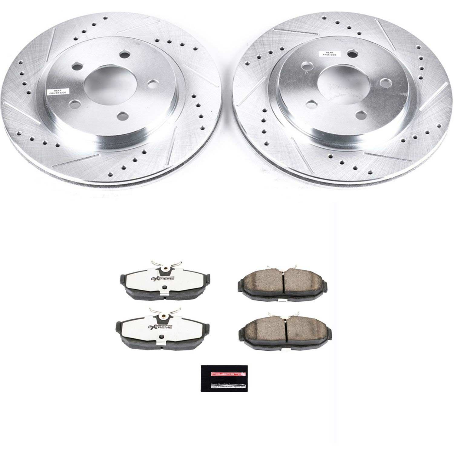 Z26 Street Performance Ceramic Brake Pad and Drilled & Slotted Rotor Kit
