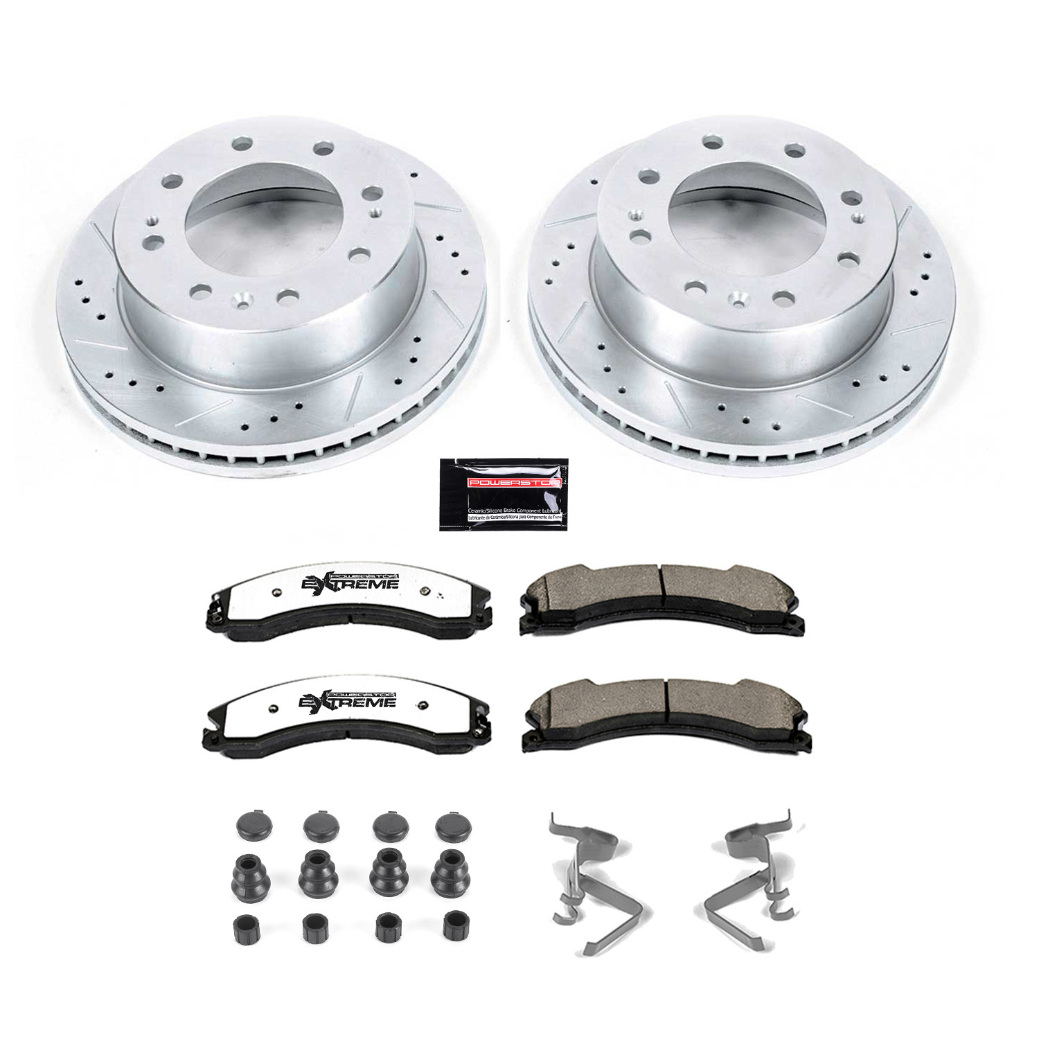Z36 Truck and SUV Carbon-Fiber Ceramic Brake Pad and Drilled & Slotted Rotor Kit