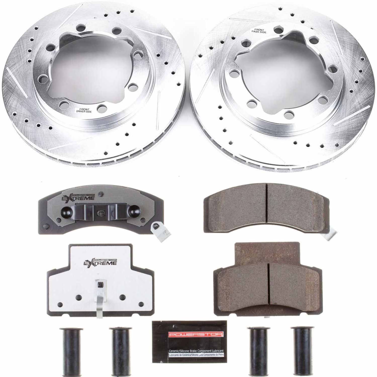 Z36 Truck and SUV Carbon-Fiber Ceramic Brake Pad and Drilled & Slotted Rotor Kit