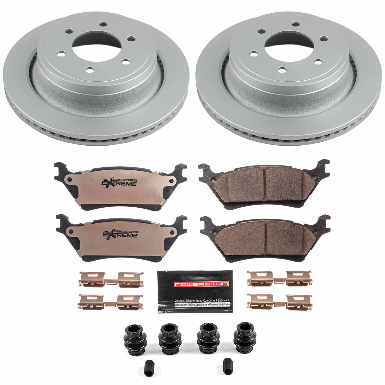 Z36 Truck & Tow Carbon-Fiber Ceramic Brake Pad and Coated Rotor Kit