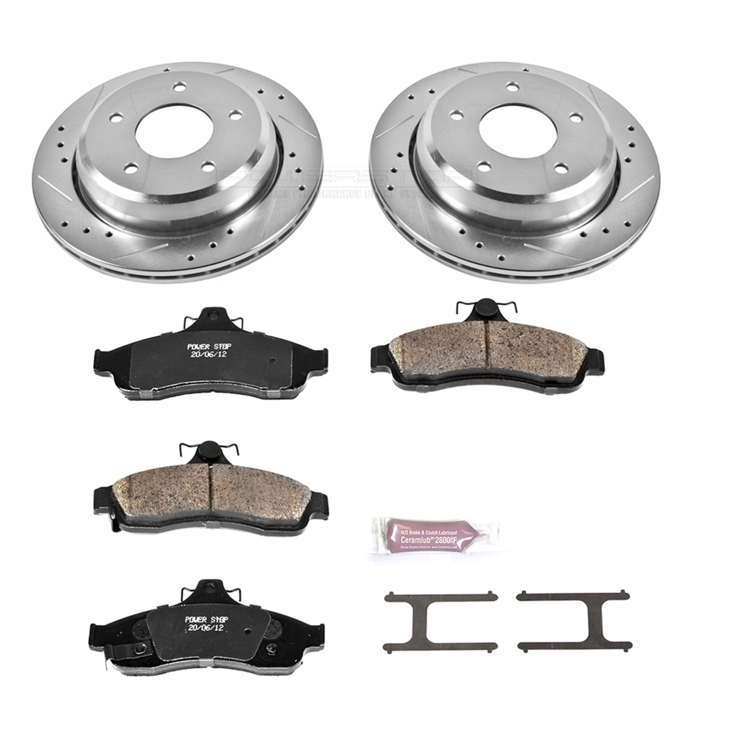 Z23 Daily Driver Carbon-Fiber Ceramic Brake Pad and Drilled & Slotted Rotor Kit