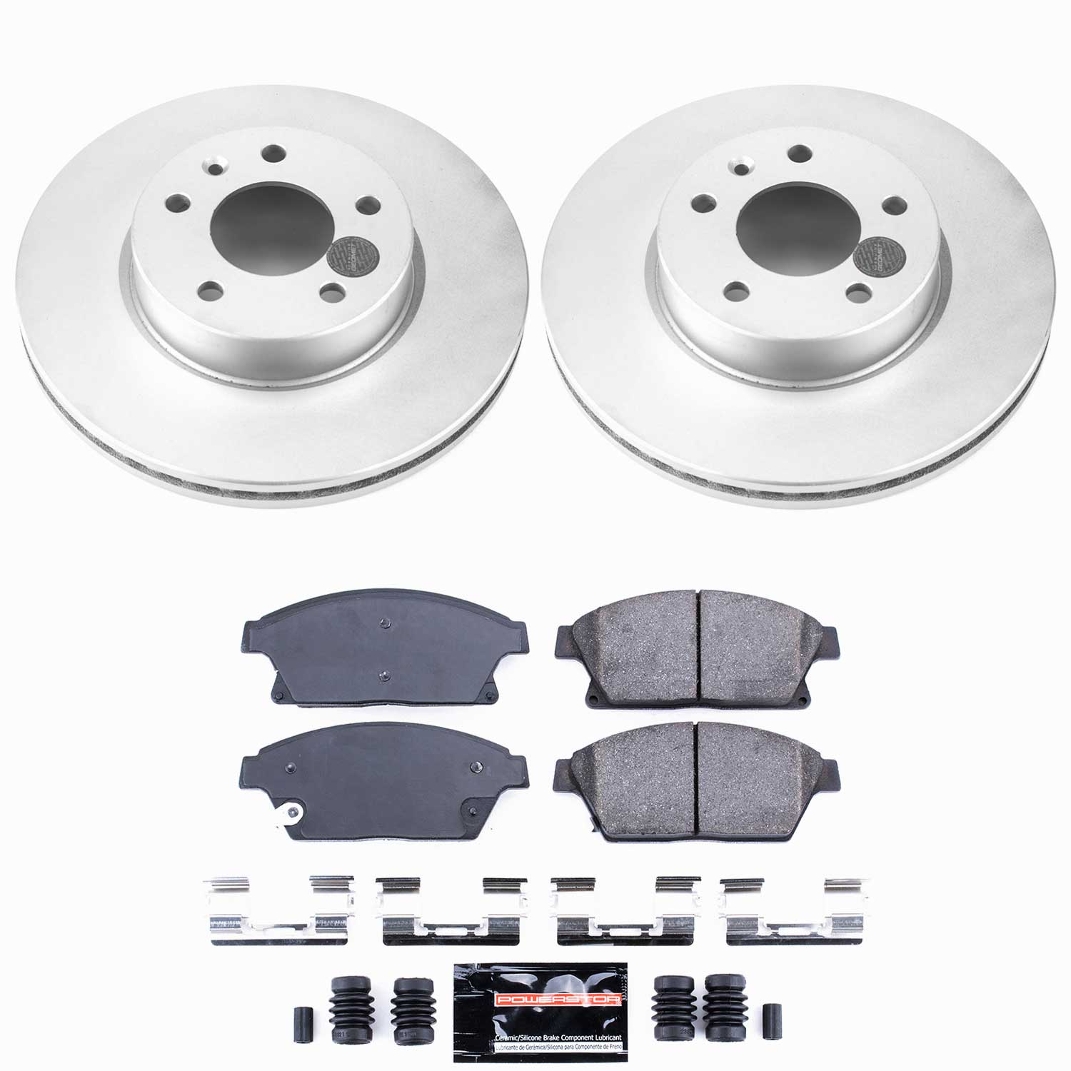 Z23 Daily Driver Carbon-Fiber Ceramic Brake Pad and Coated Rotor Kit