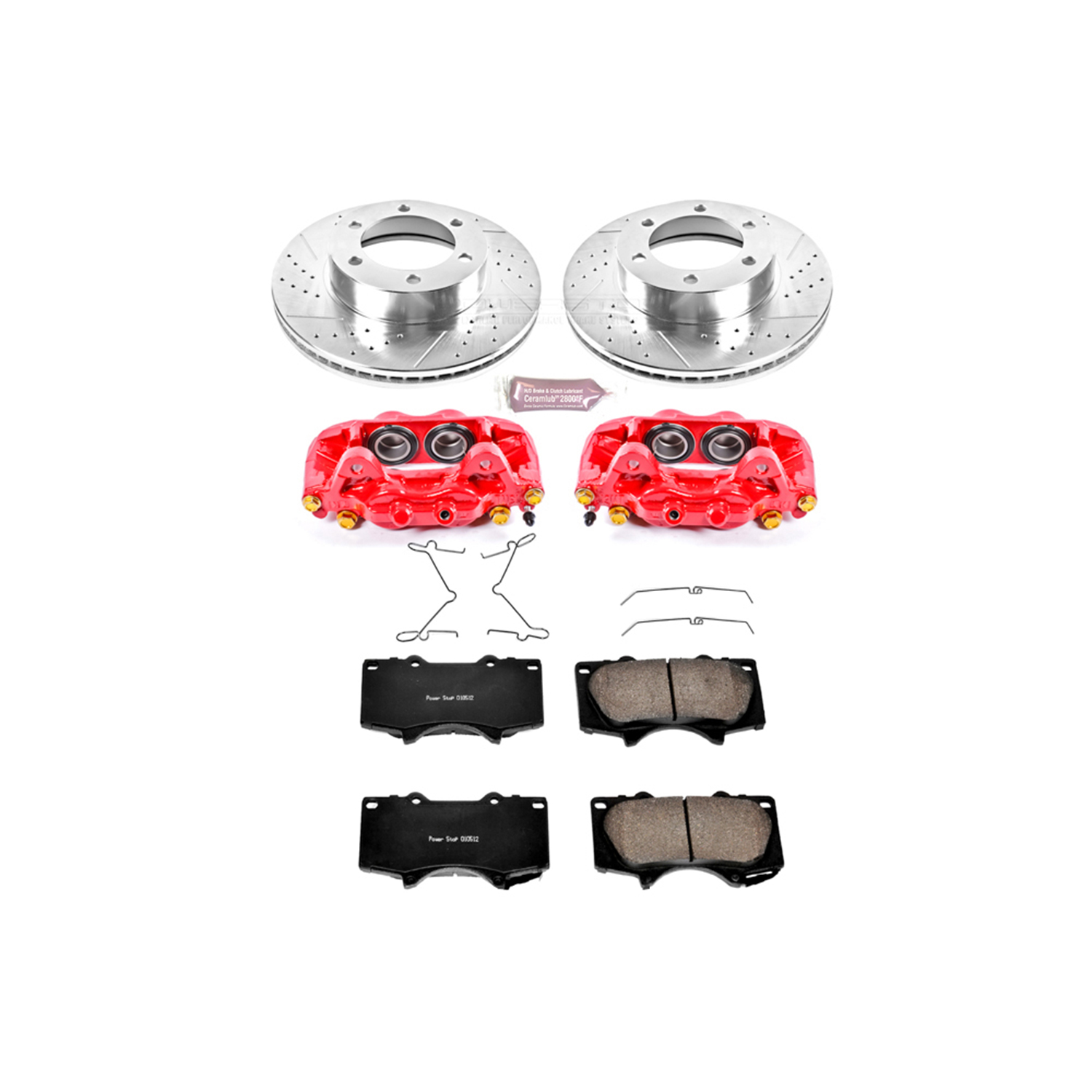 Z23 Daily Driver Carbon-Fiber Ceramic Pads Drilled & Slotted Rotor & Caliper Kit
