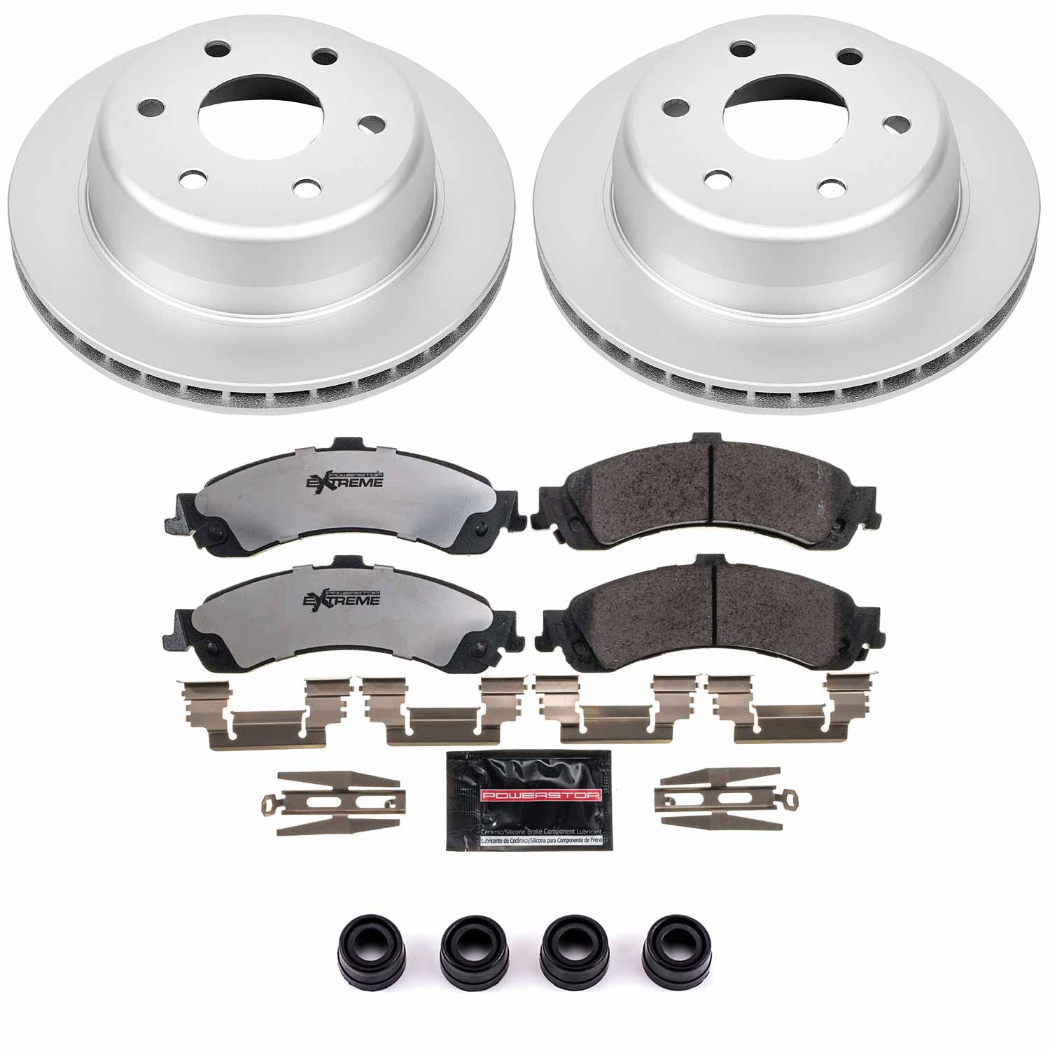 Z36 Truck & Tow Carbon-Fiber Ceramic Brake Pad and Coated Rotor Kit