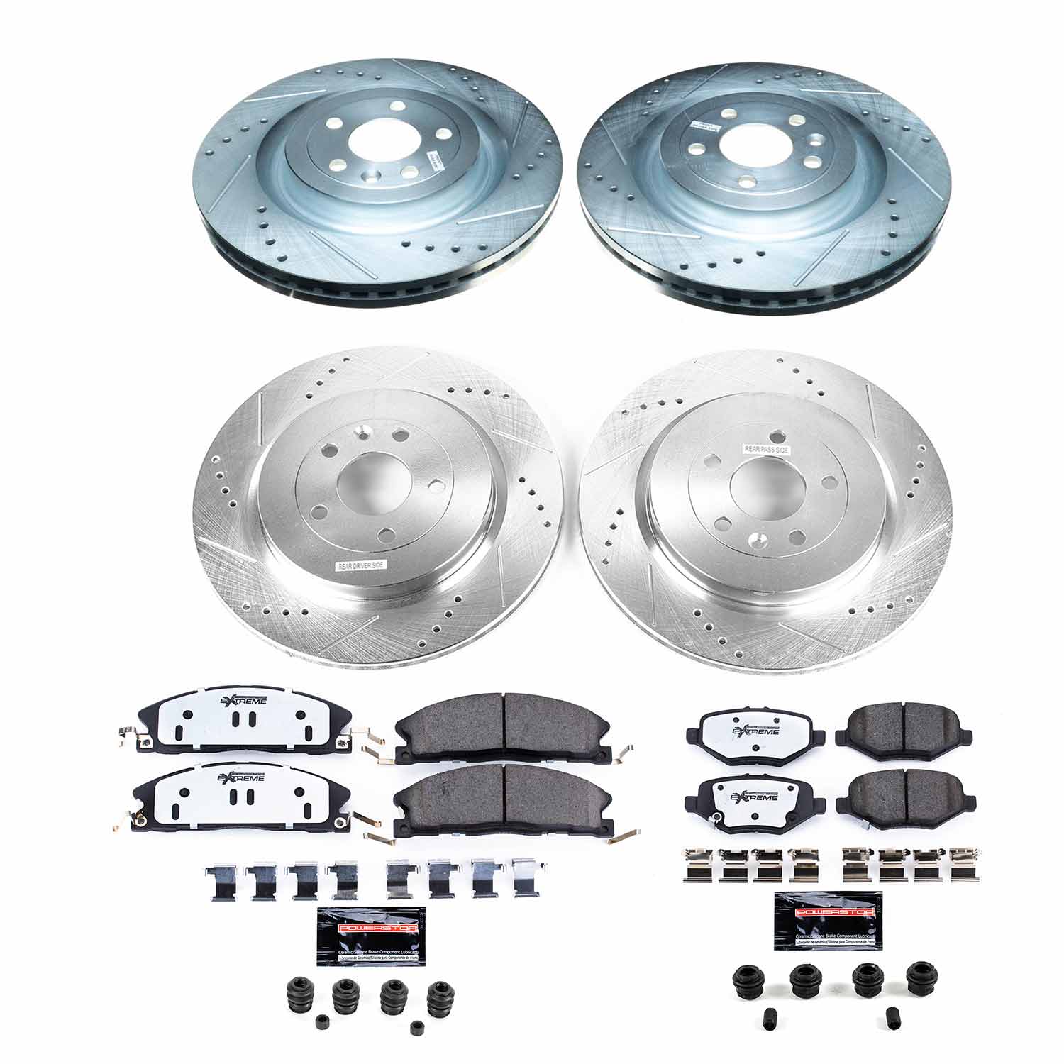 Z36 Truck and SUV Carbon-Fiber Ceramic Brake Pad and Drilled & Slotted Rotor Kit