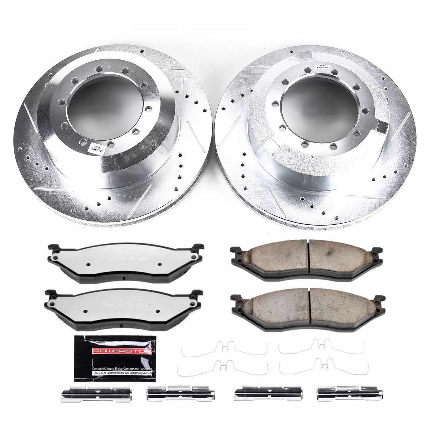 Z36 Truck and SUV Carbon-Fiber Ceramic Brake Pad and Drilled & Slotted Rotor Kit
