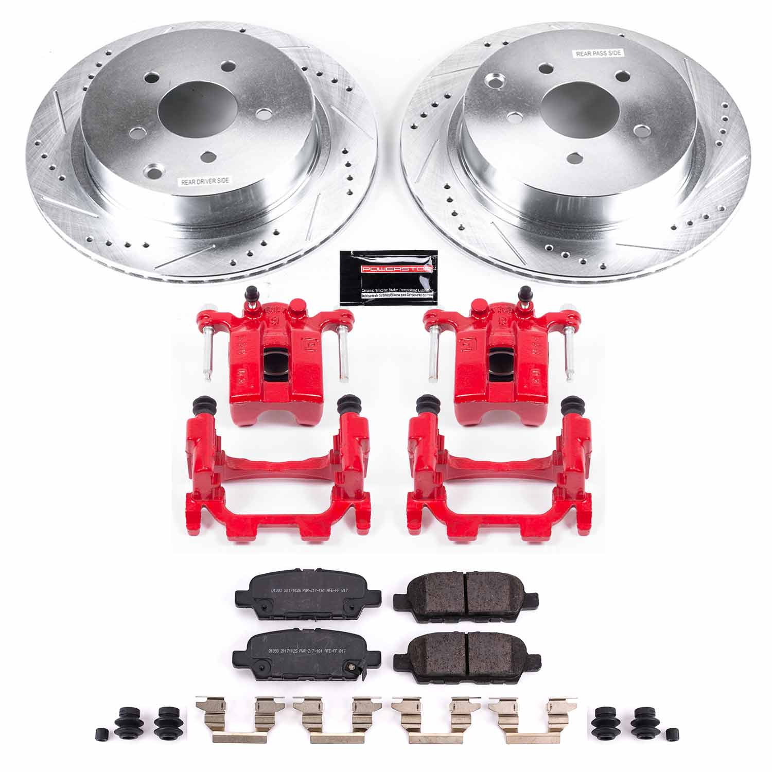 Z23 Daily Driver Carbon-Fiber Ceramic Pads Drilled & Slotted Rotor & Caliper Kit