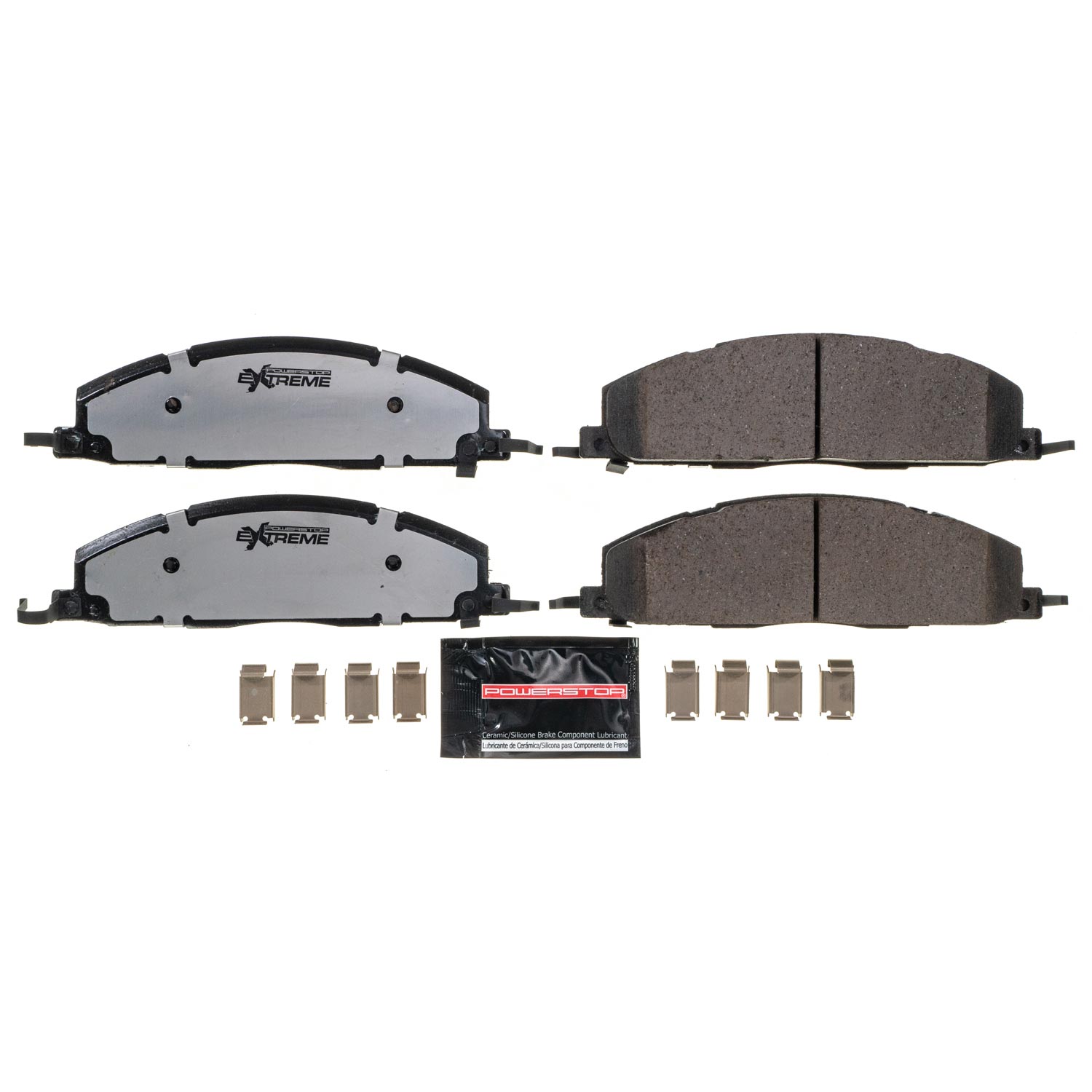 Z36 Truck and SUV Carbon-Fiber Ceramic Brake Pads with Hardware Kit