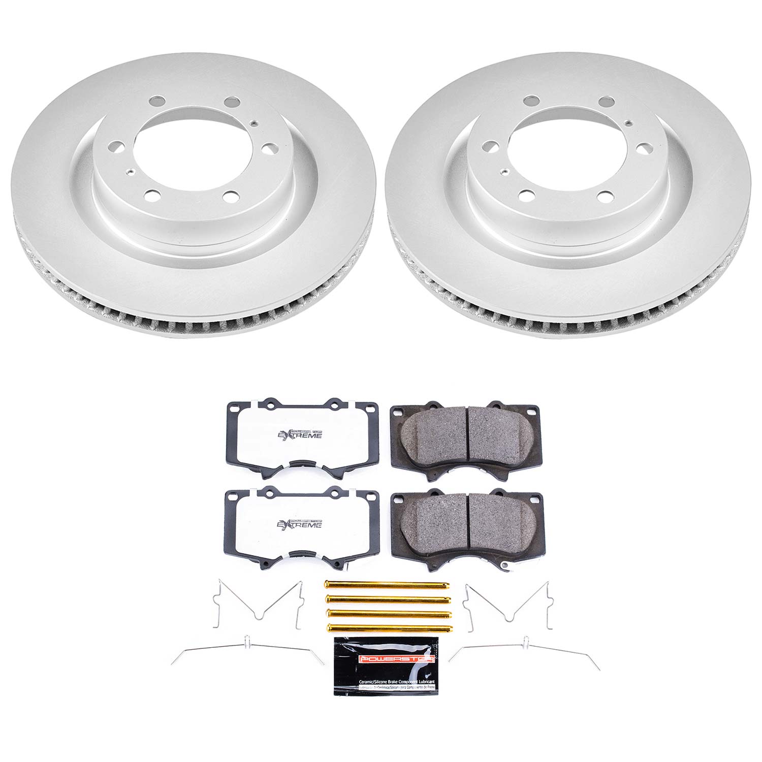 Z36 Truck & Tow Carbon-Fiber Ceramic Brake Pad and Coated Rotor Kit