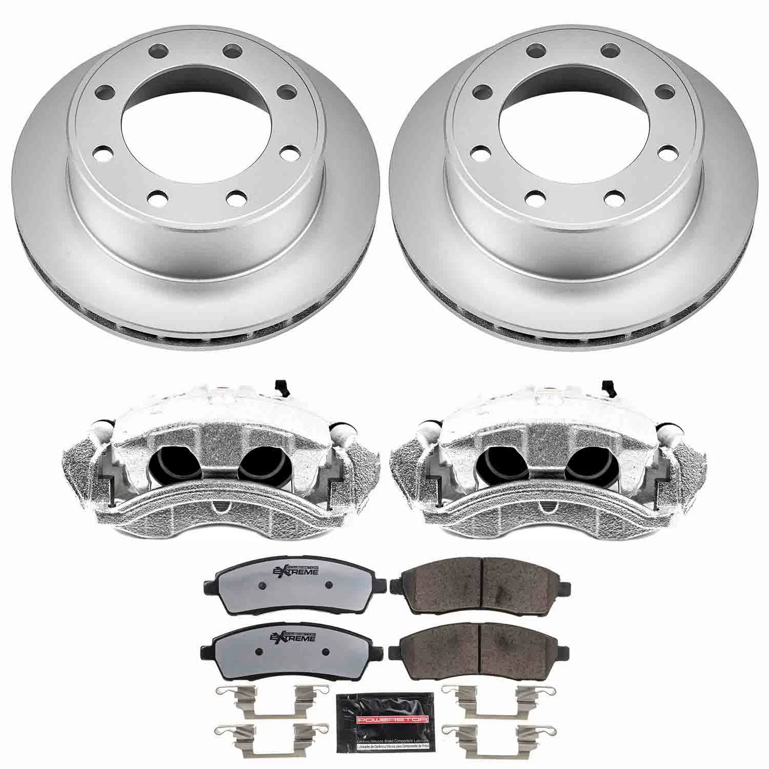 Z36 Truck and Tow Carbon-Fiber Ceramic Pad, Coated Rotor, and Caliper Kit