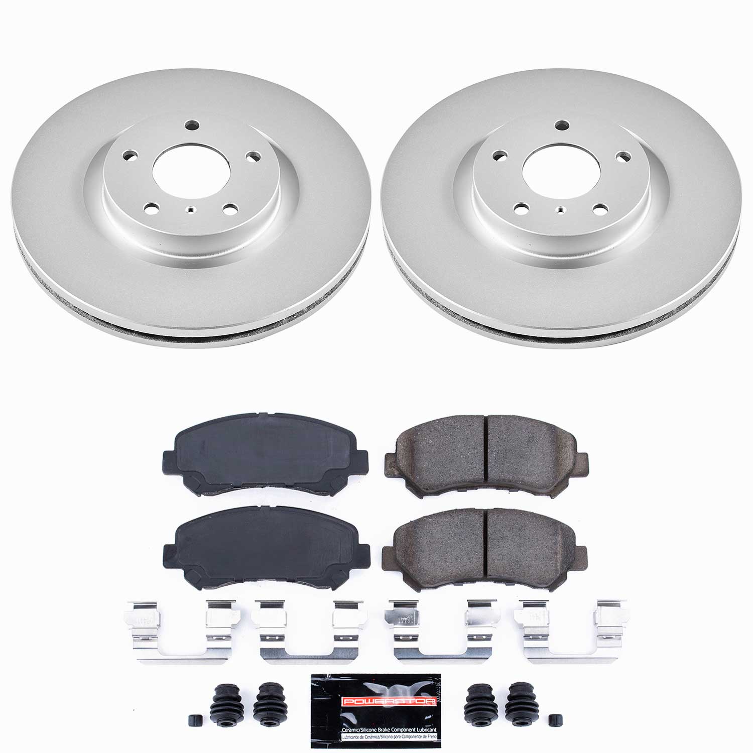 Z23 Daily Driver Carbon-Fiber Ceramic Brake Pad and Coated Rotor Kit