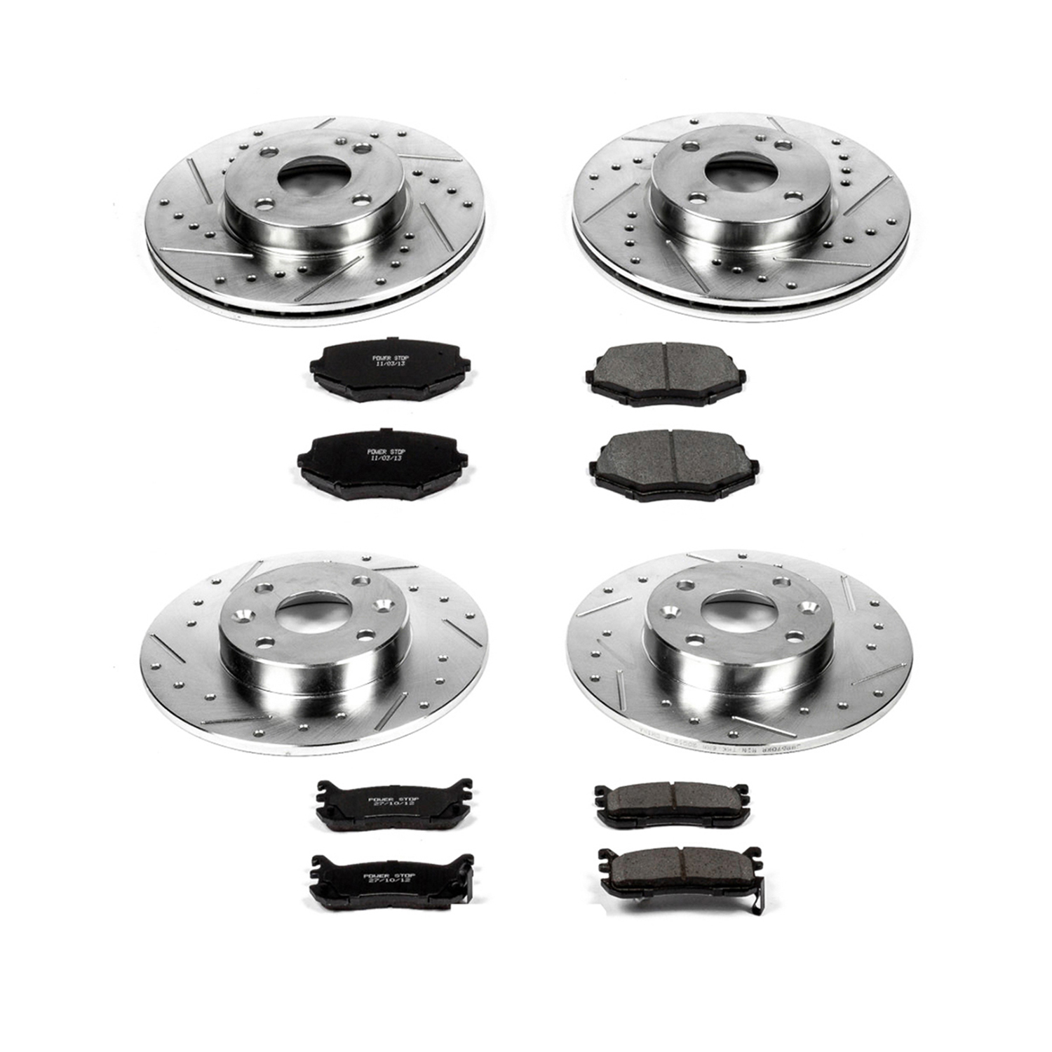Z23 Daily Driver Carbon-Fiber Ceramic Brake Pad and Drilled & Slotted Rotor Kit
