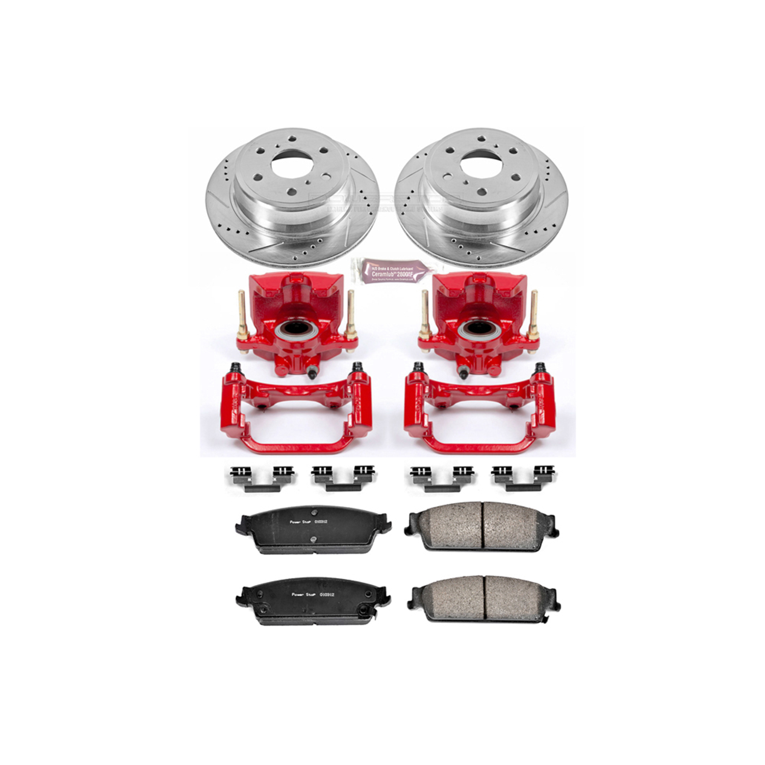 Z23 Daily Driver Carbon-Fiber Ceramic Pads Drilled & Slotted Rotor & Caliper Kit