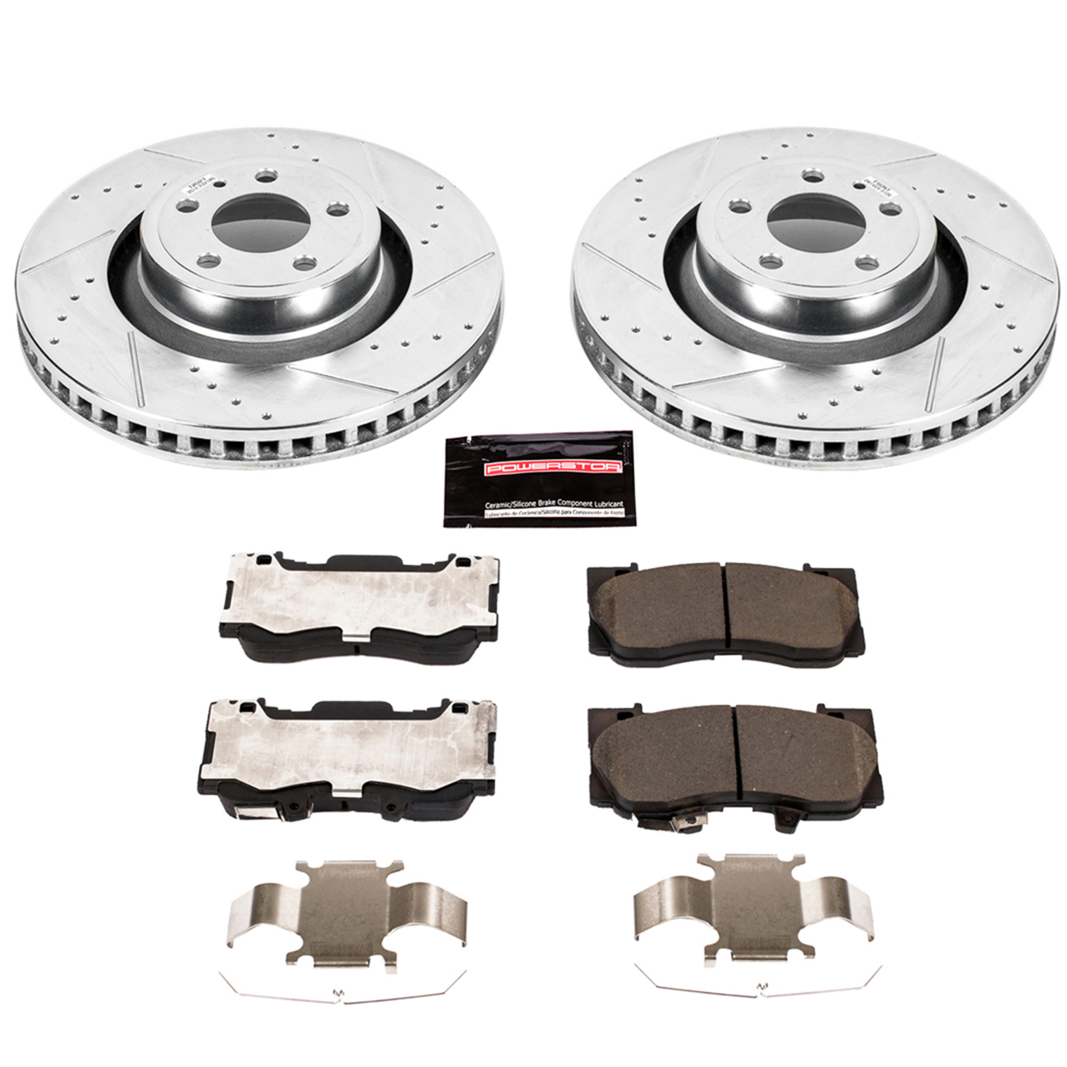 Z23 Daily Driver Carbon-Fiber Ceramic Brake Pad and Drilled & Slotted Rotor Kit