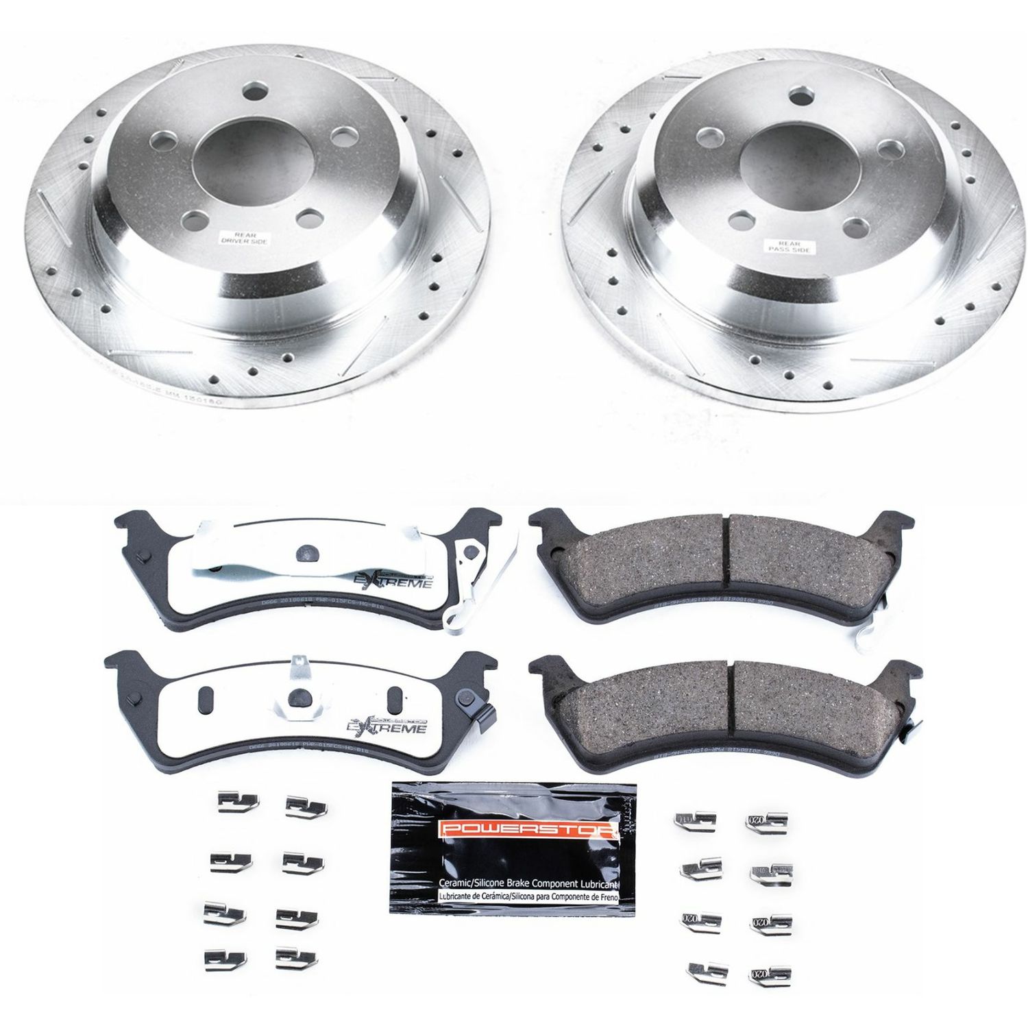 Z36 Truck and SUV Carbon-Fiber Ceramic Brake Pad and Drilled & Slotted Rotor Kit
