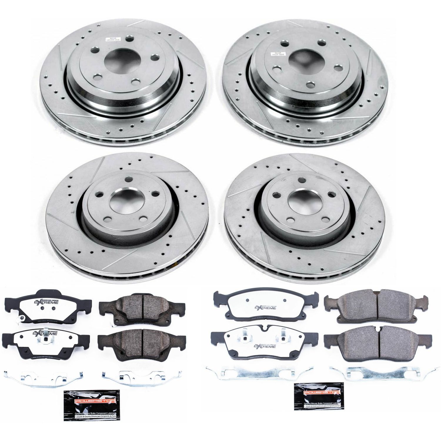 Z36 Truck and SUV Carbon-Fiber Ceramic Brake Pad and Drilled & Slotted Rotor Kit