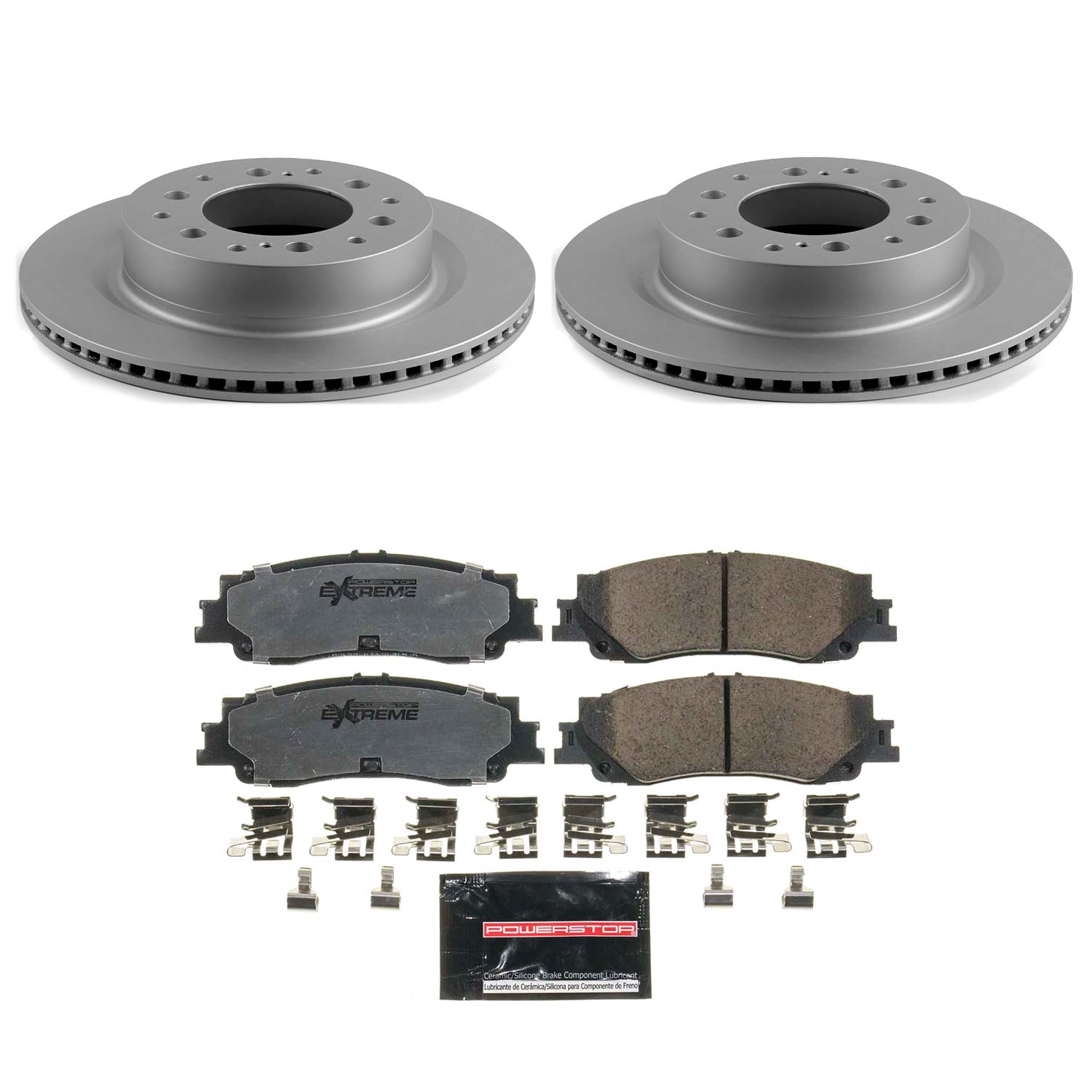 Z36 Truck & Tow Carbon-Fiber Ceramic Brake Pad and Coated Rotor Kit