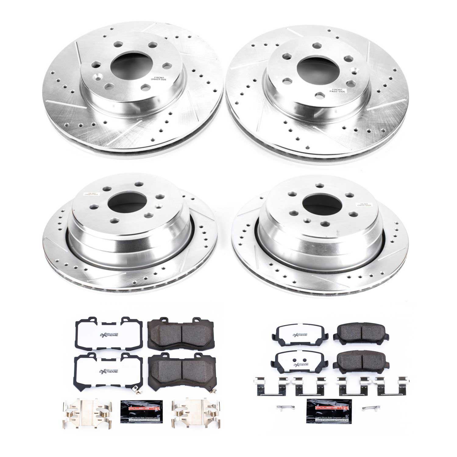 Z36 Truck and SUV Carbon-Fiber Ceramic Brake Pad and Drilled & Slotted Rotor Kit