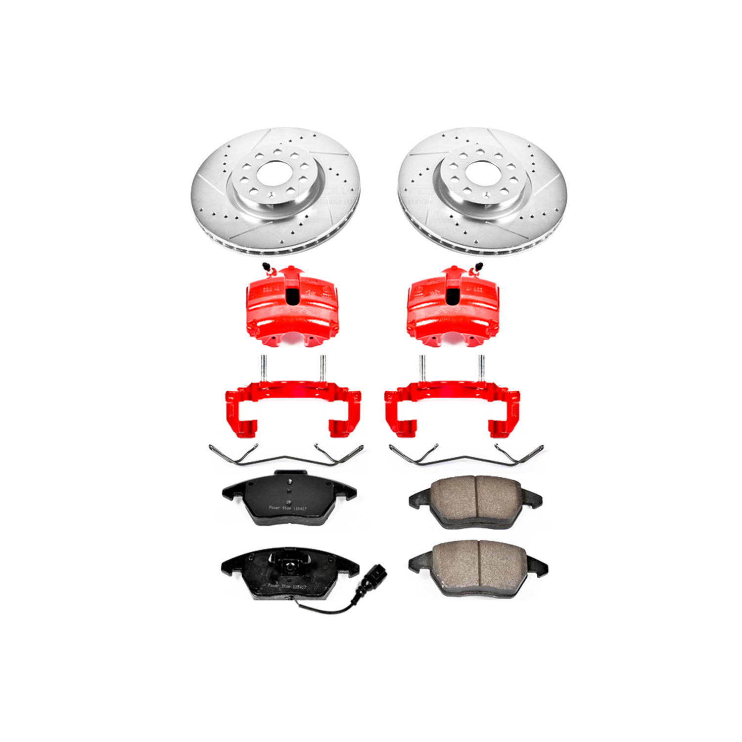 Z23 Daily Driver Carbon-Fiber Ceramic Pads Drilled & Slotted Rotor & Caliper Kit