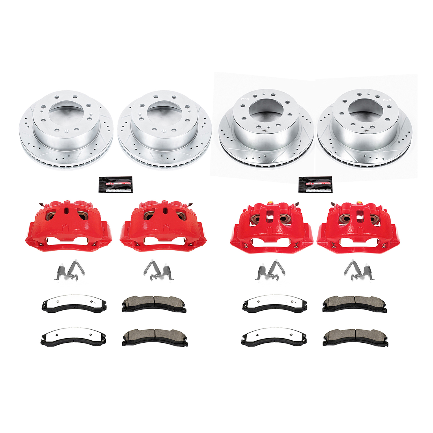 Z36 Truck and SUV Ceramic Brake Pad, Drilled & Slotted Rotor, and Caliper Kit