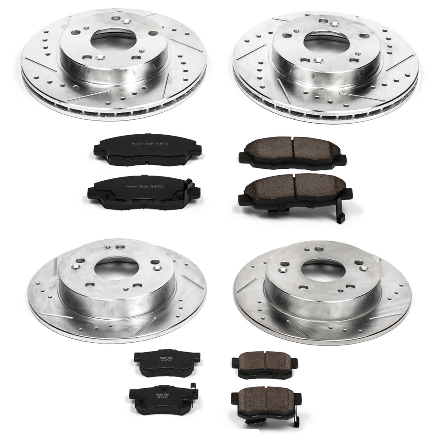 Z23 Daily Driver Carbon-Fiber Ceramic Brake Pad and Drilled & Slotted Rotor Kit