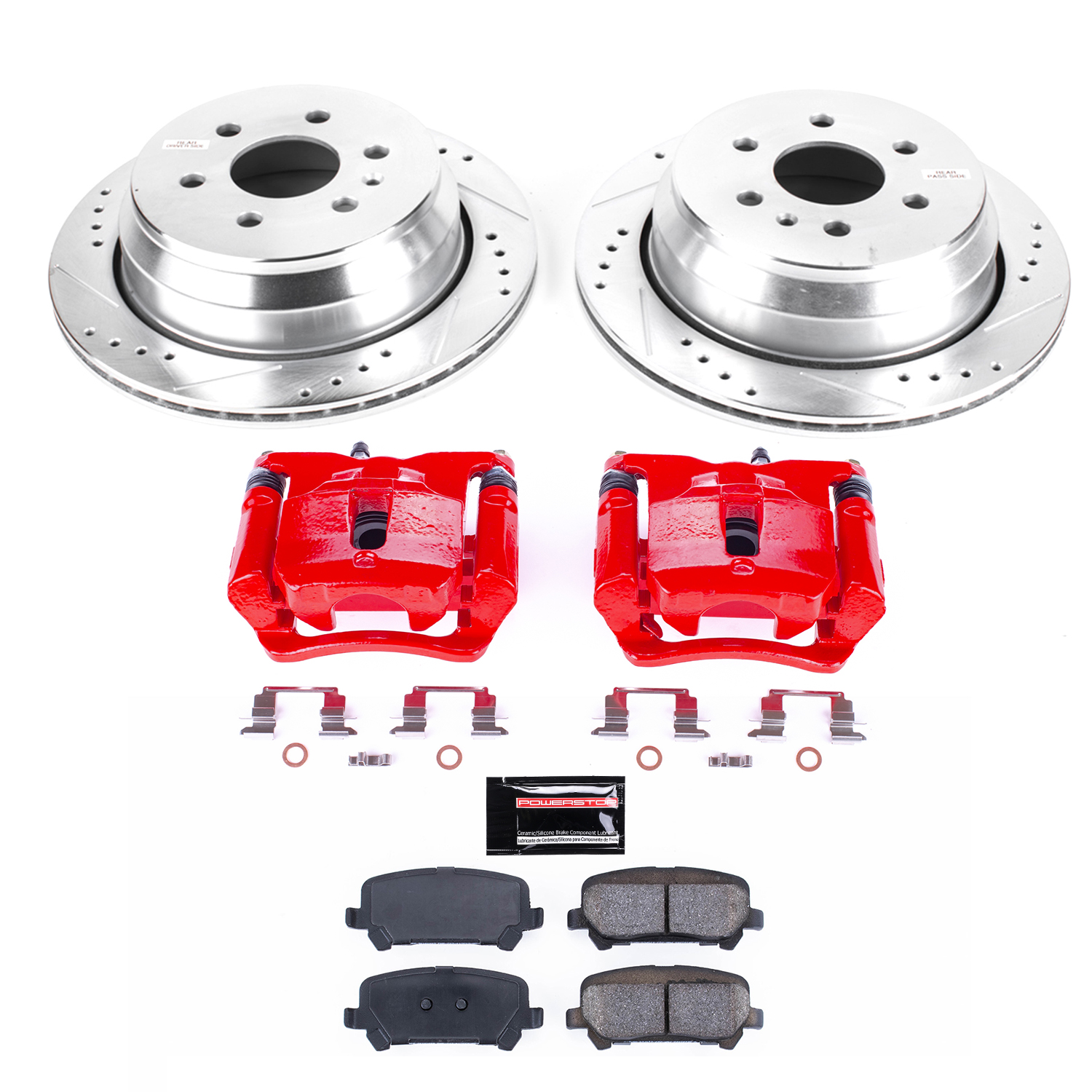 Z23 Daily Driver Carbon-Fiber Ceramic Pads Drilled & Slotted Rotor & Caliper Kit