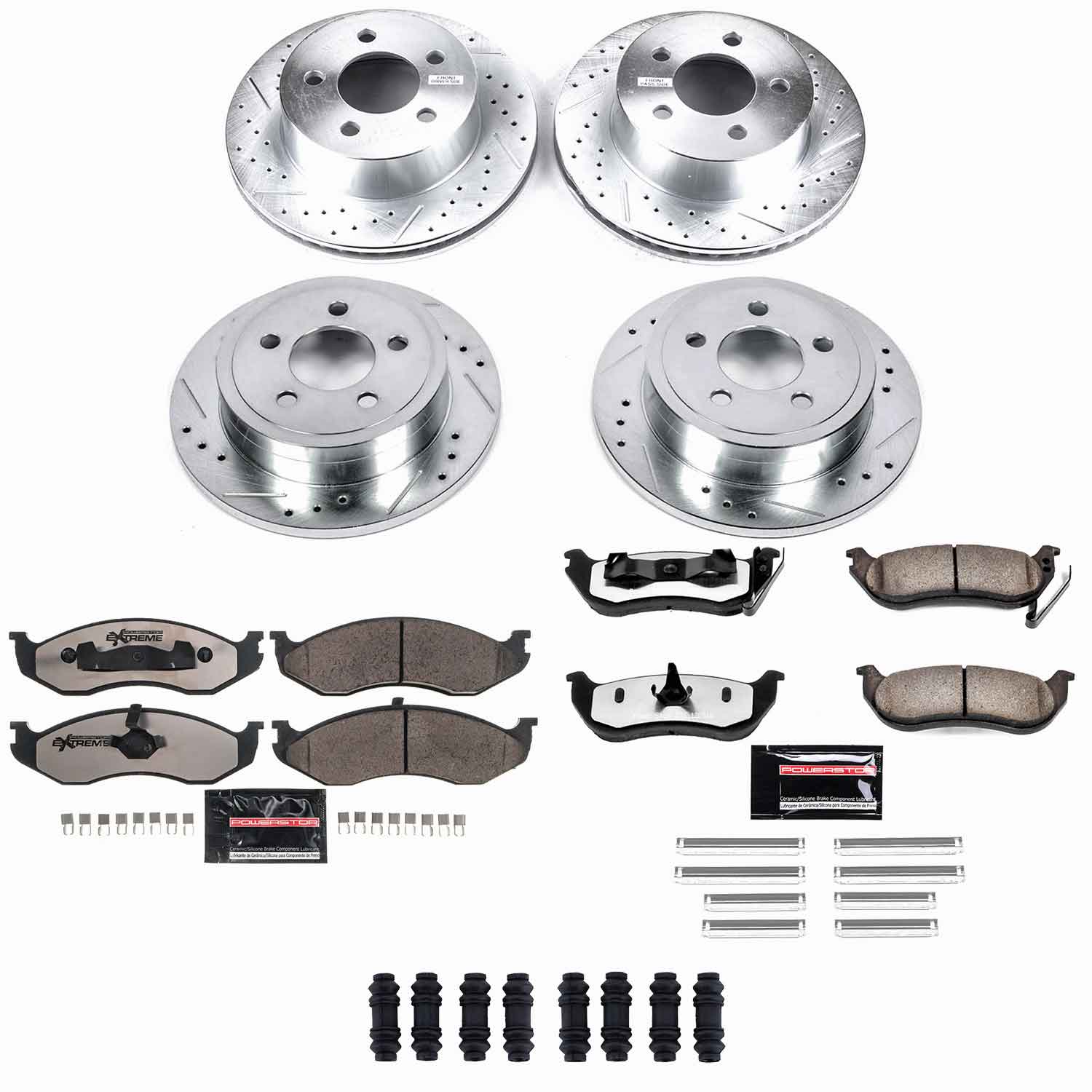 Z36 Truck and SUV Carbon-Fiber Ceramic Brake Pad and Drilled & Slotted Rotor Kit