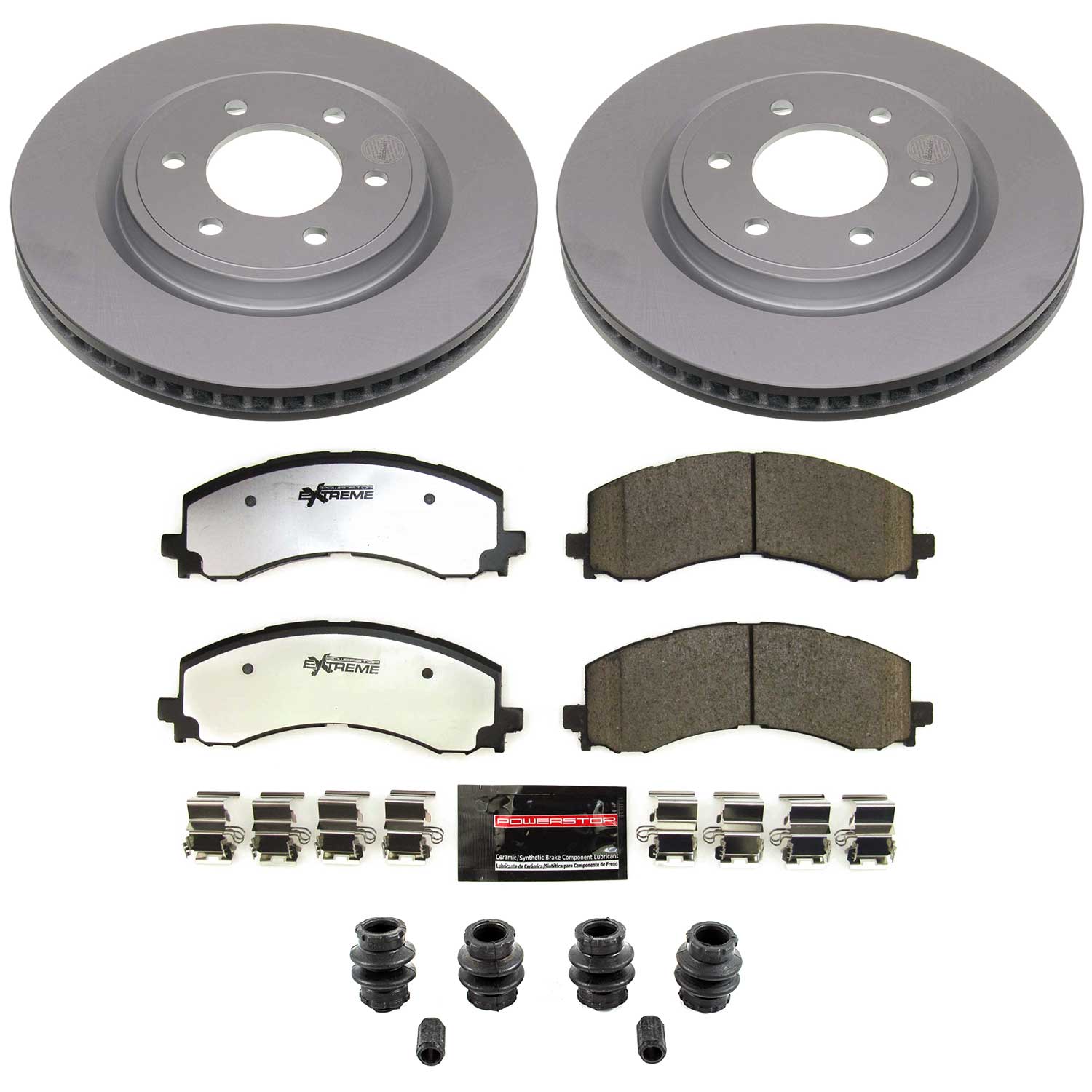 Z36 Truck & Tow Carbon-Fiber Ceramic Brake Pad and Coated Rotor Kit